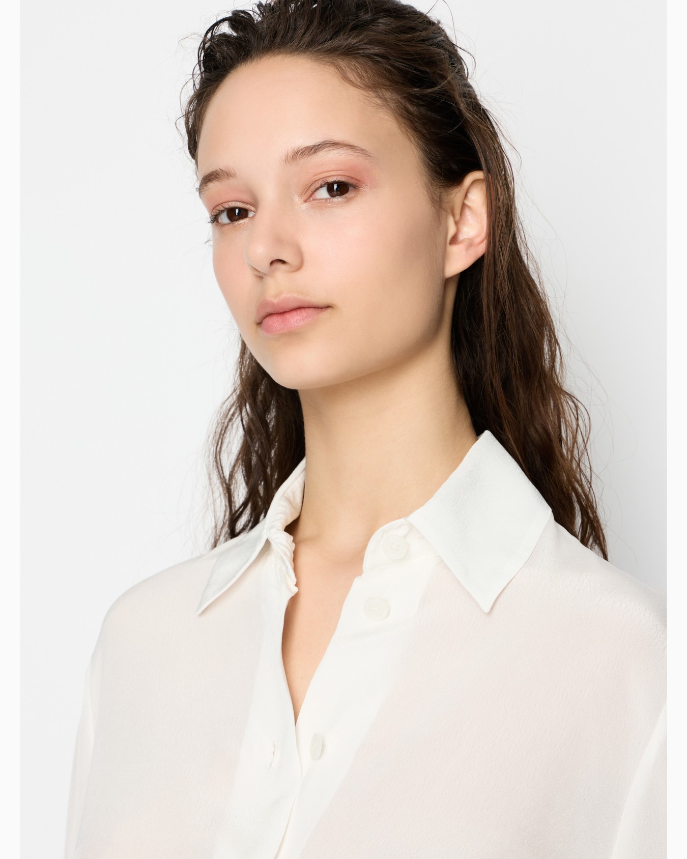 Crepe de chine shirt Slide 4
