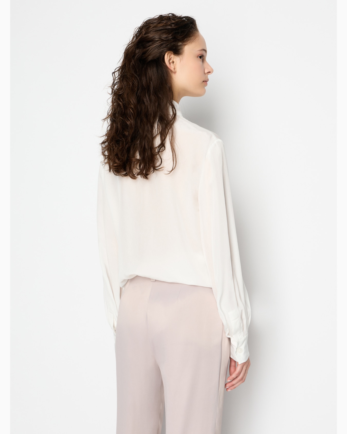 Crepe de chine shirt Slide 2