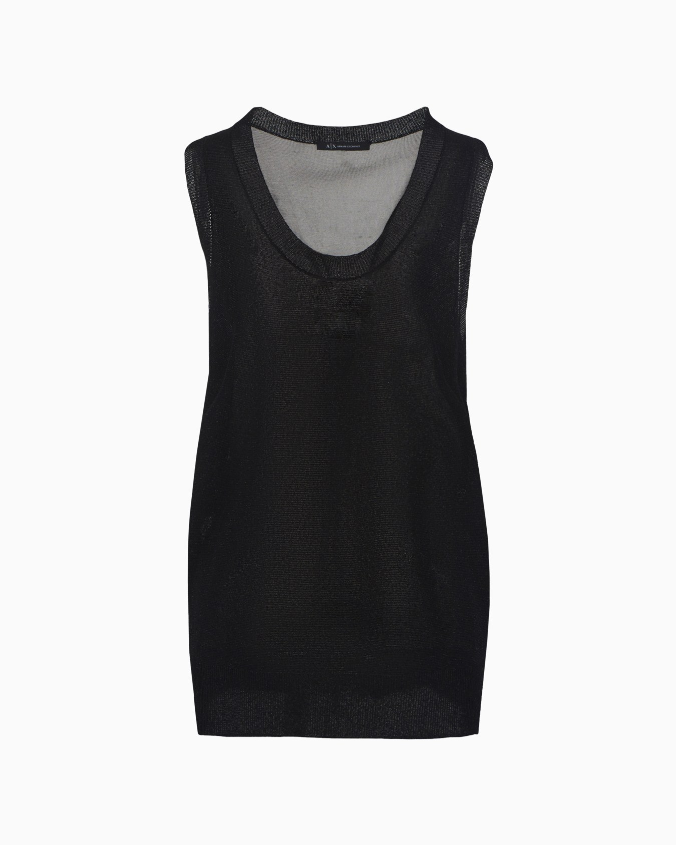 Knitted top with lurex yarn Diapositiva 0