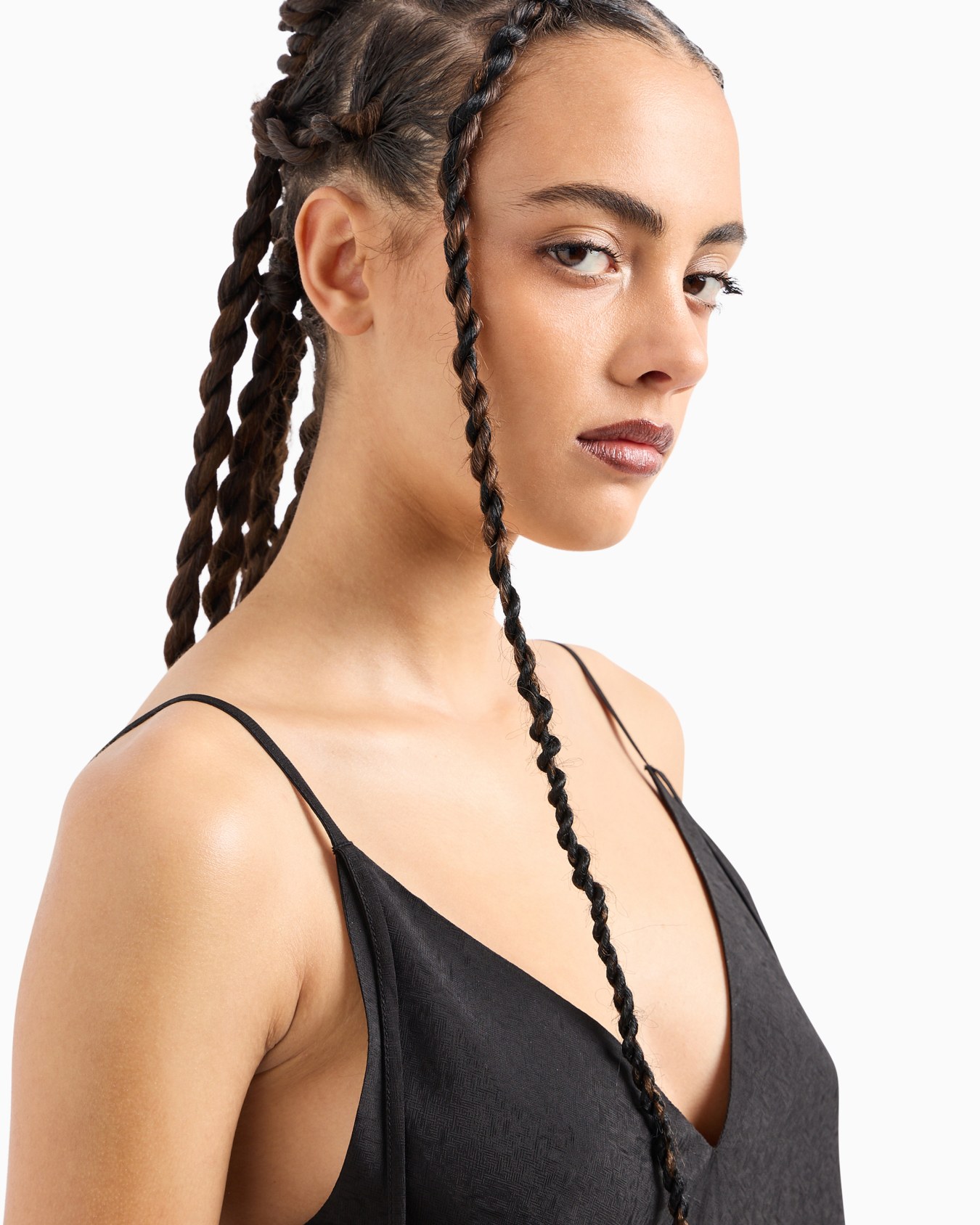 ビスコースサテン キャミソール スライドする 5