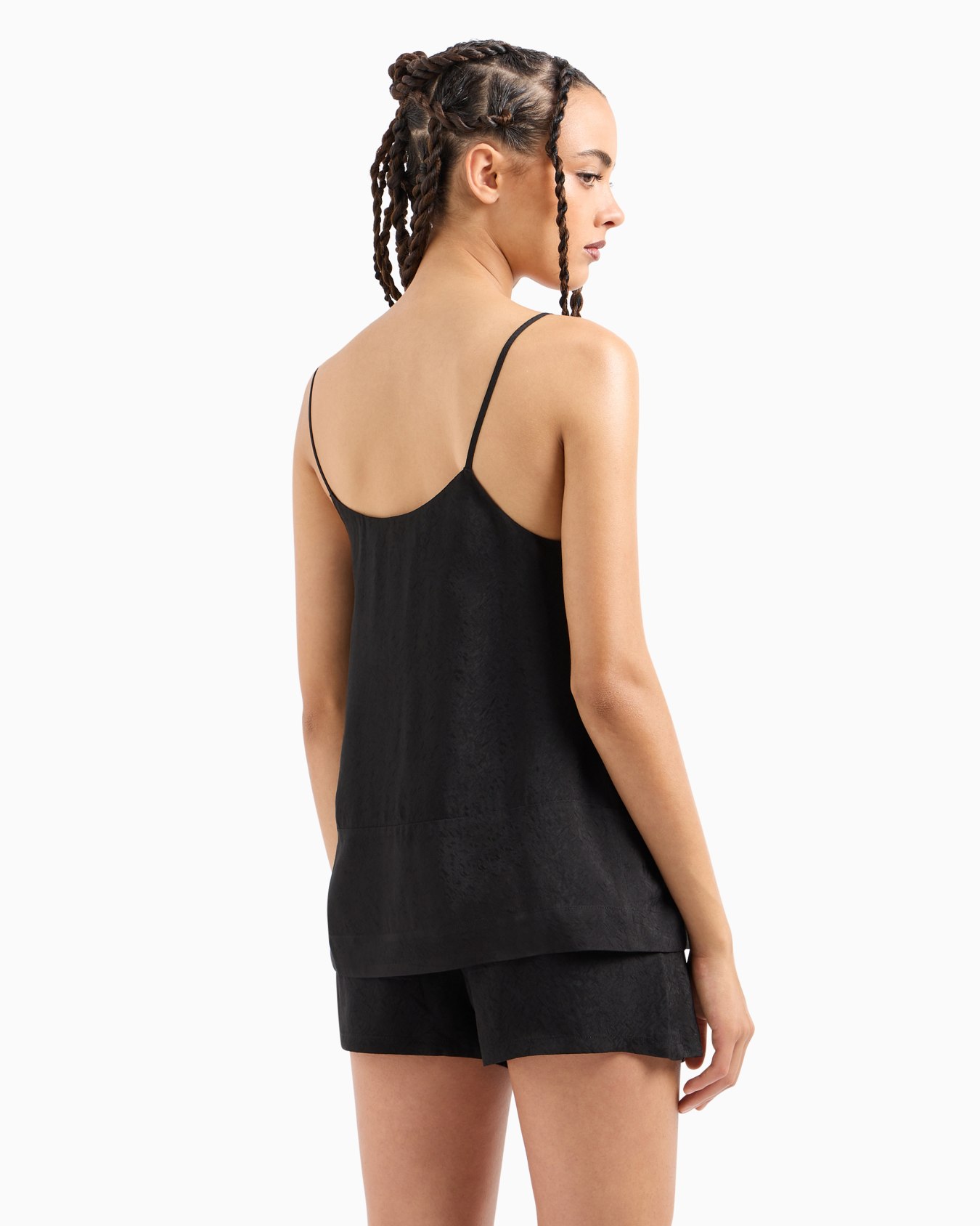 ビスコースサテン キャミソール スライドする 2