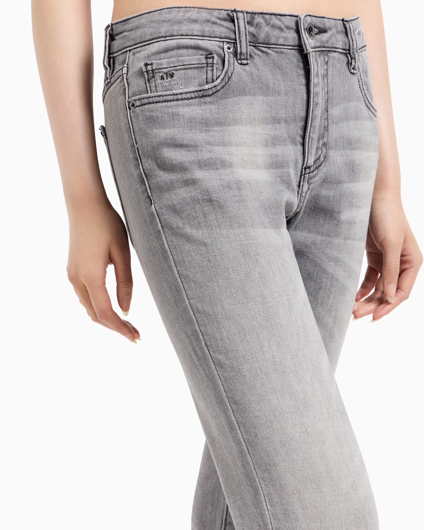 ライトグレーウォッシュデニムパンツ_J01 スライドする 4