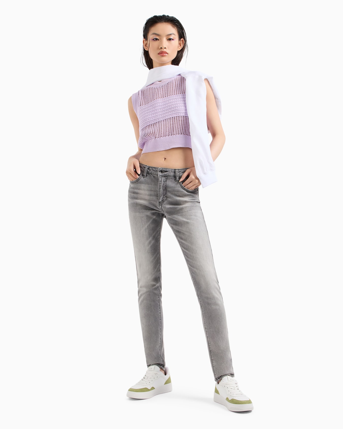 ライトグレーウォッシュデニムパンツ_J01 スライドする 3