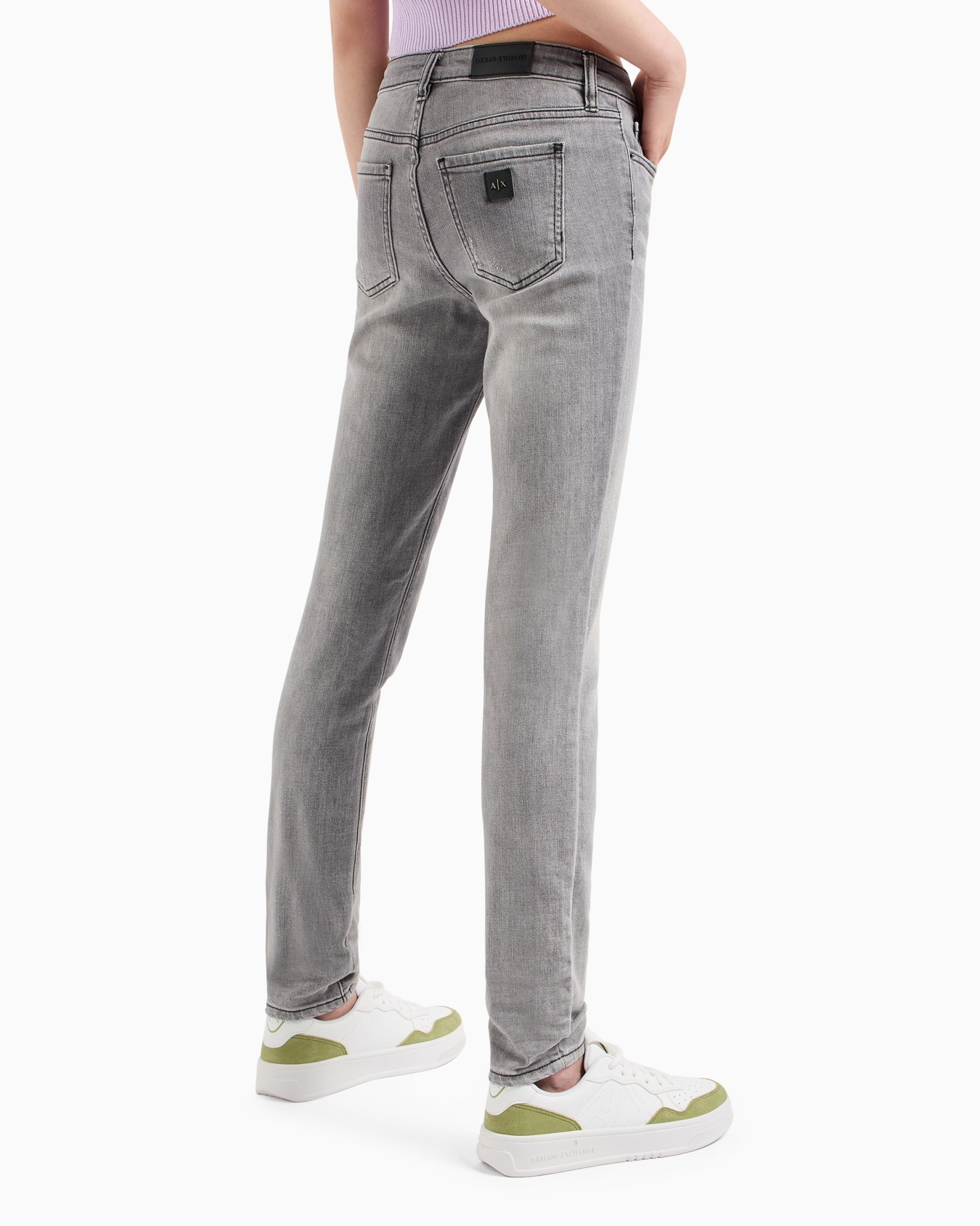 ライトグレーウォッシュデニムパンツ_J01 スライドする 2