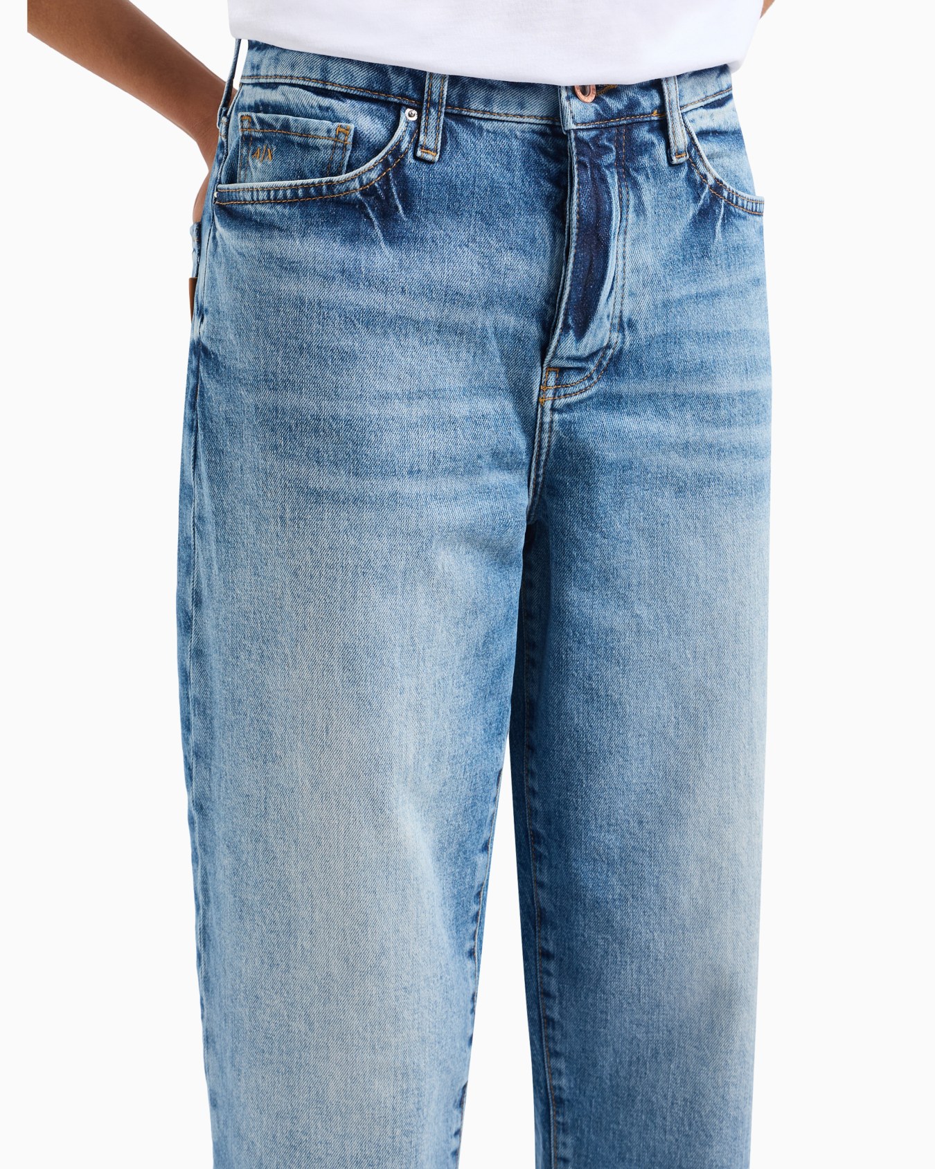J51 carrot fit jeans in comfort cotton denim Diapositiva 4
