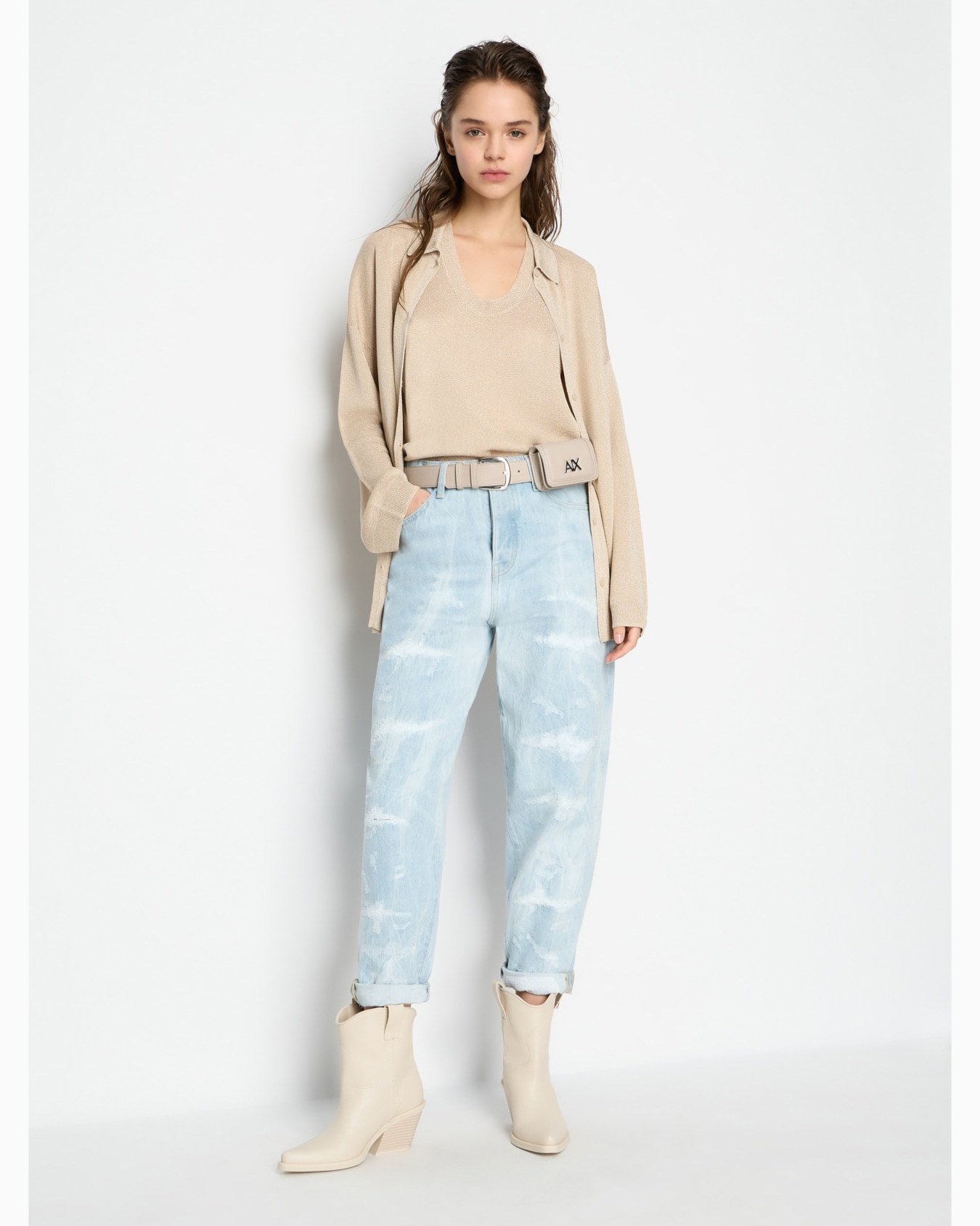 J51 carrot fit jeans in comfort cotton denim Slide 3