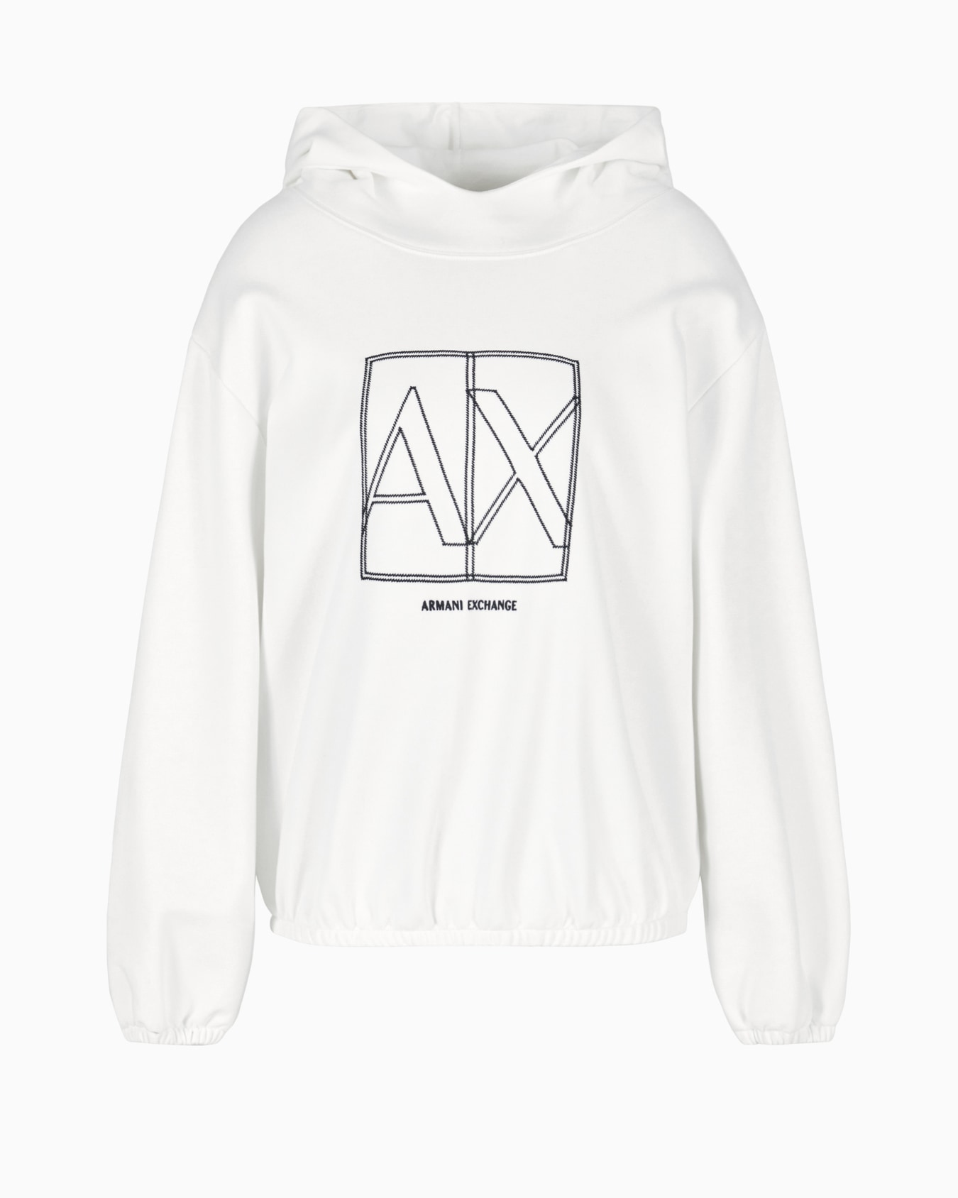 ボックスロゴデザイン　フーデッドスウェットパーカー スライドする 0