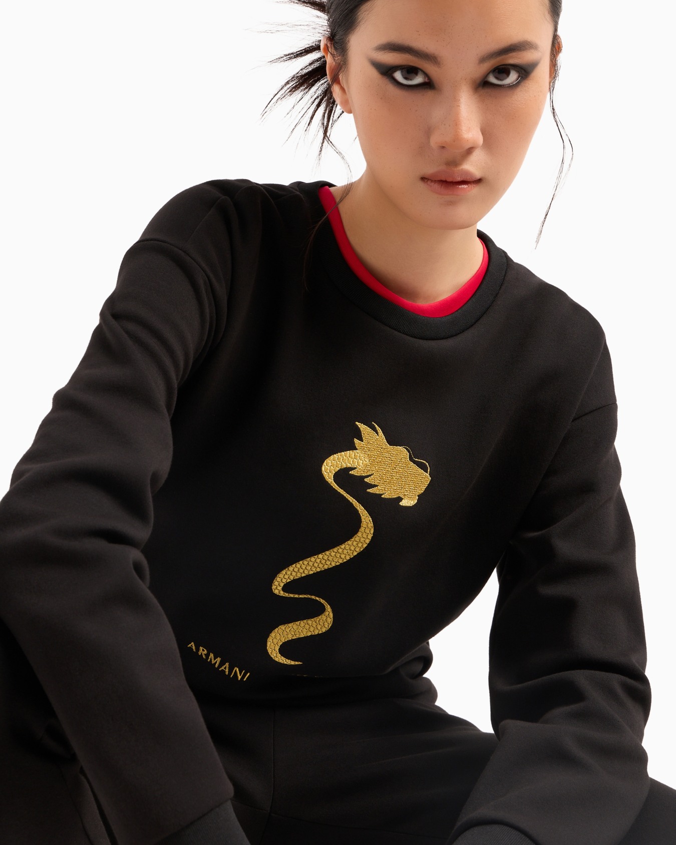 〈CHINESE NEW YEARカプセル〉ドラゴンデザイン　スウェットシャツ スライドする 5