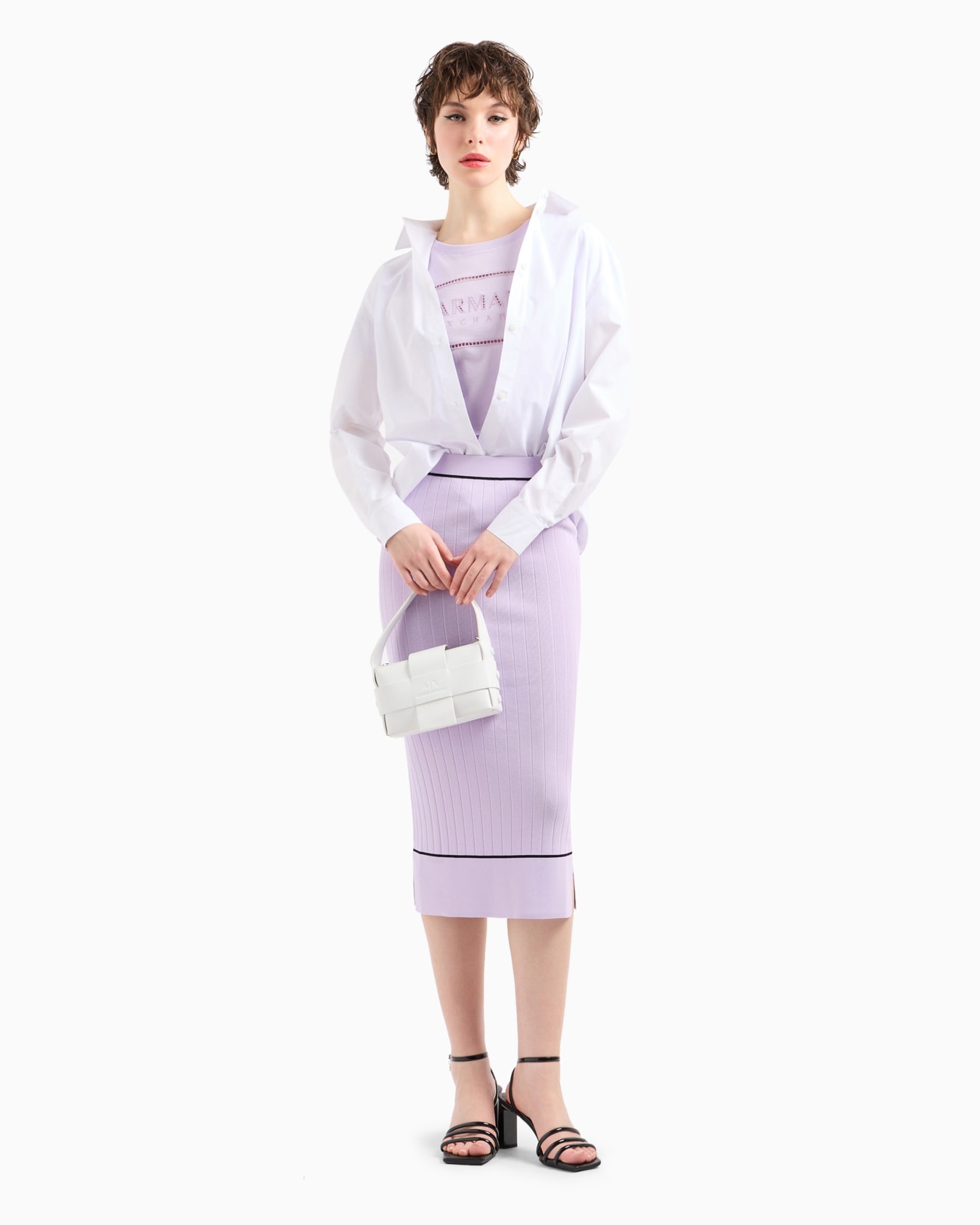 ASV ribbed knit midi skirt Slide 3