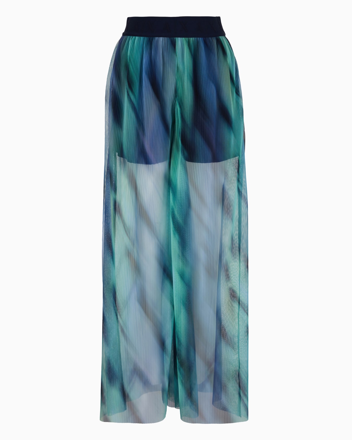 Wide trousers in see-through tulle Diapositiva 0