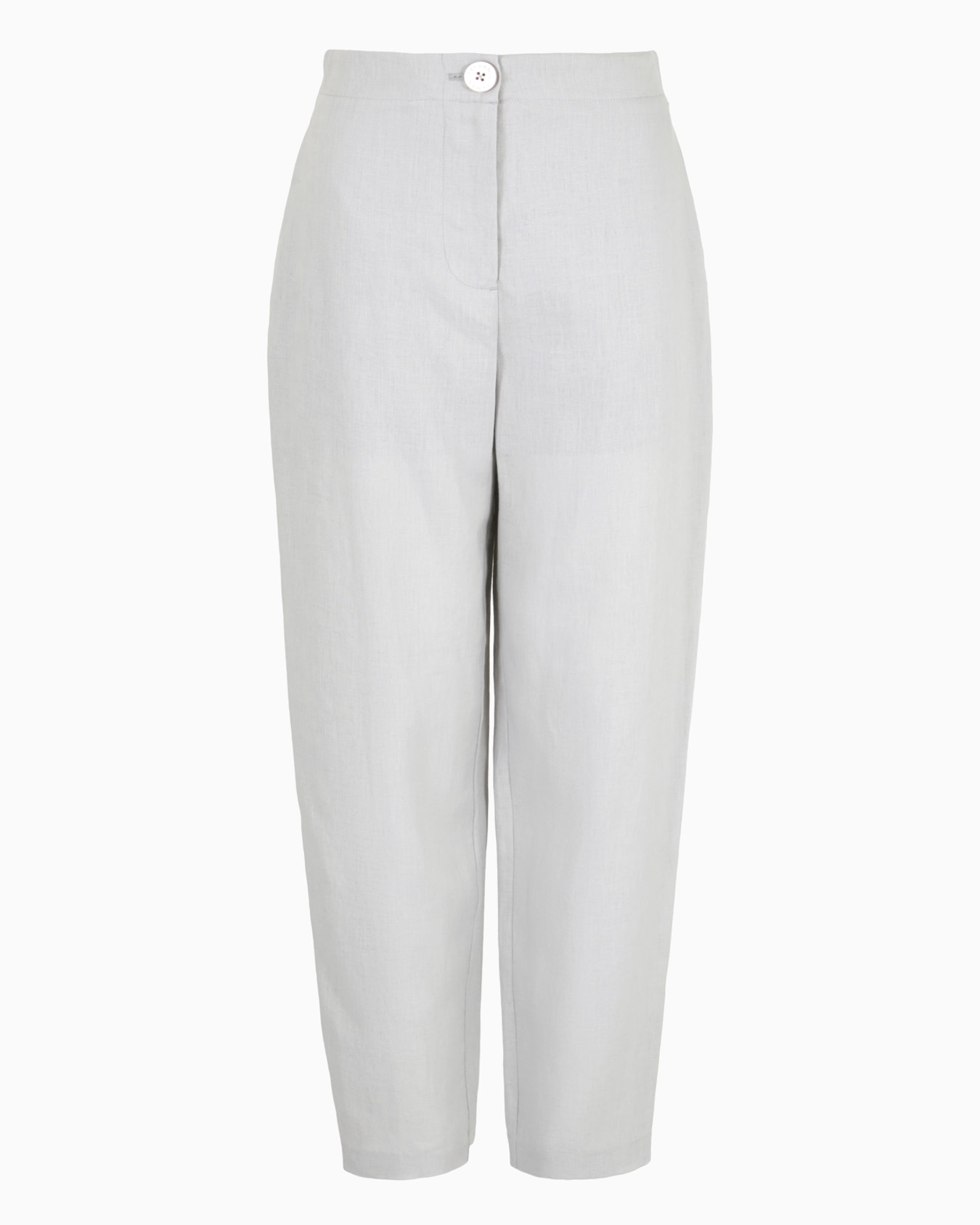 Regular fit gabardine trousers Slide 0