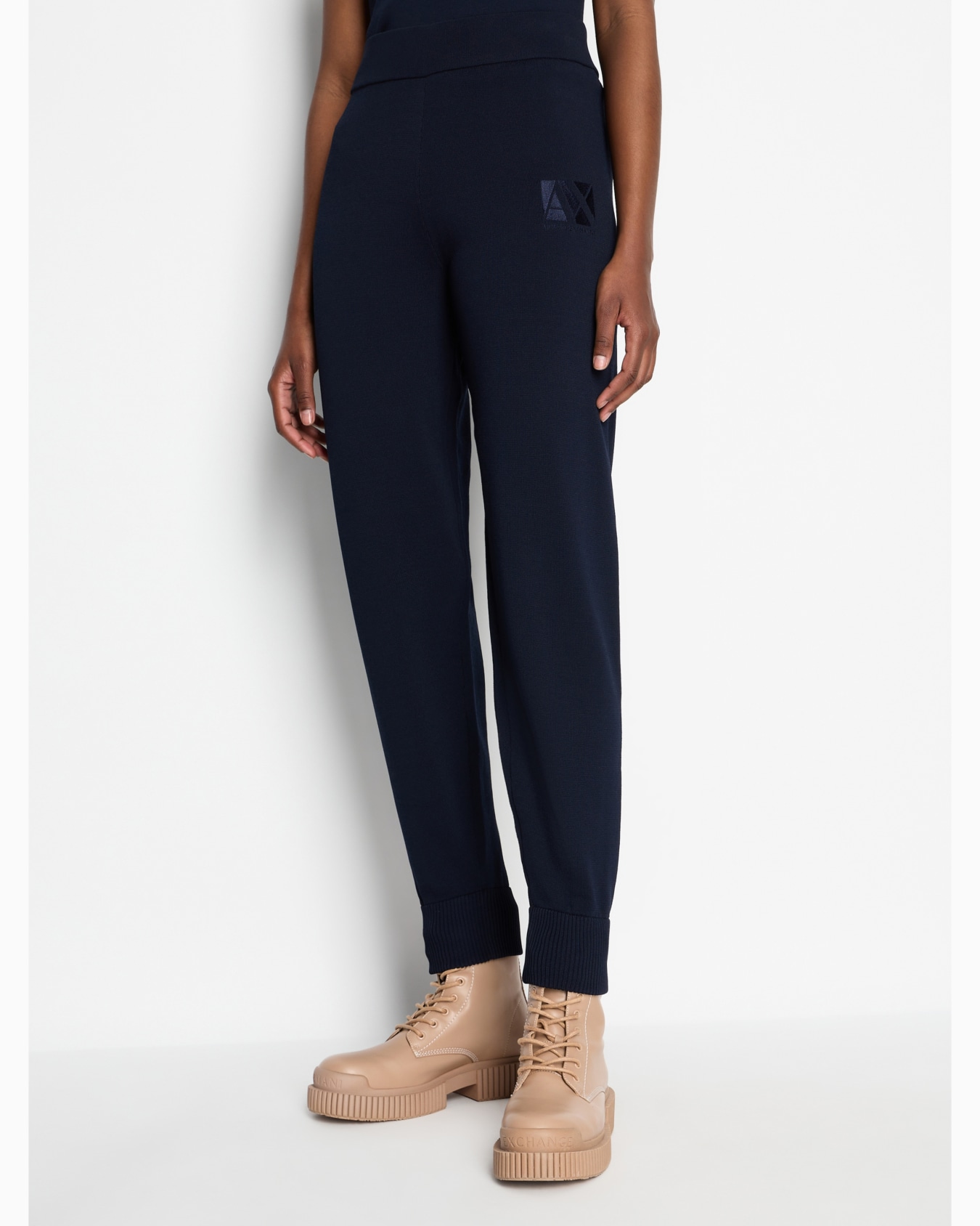 AXロゴ ニットジョガーパンツ スライドする 1