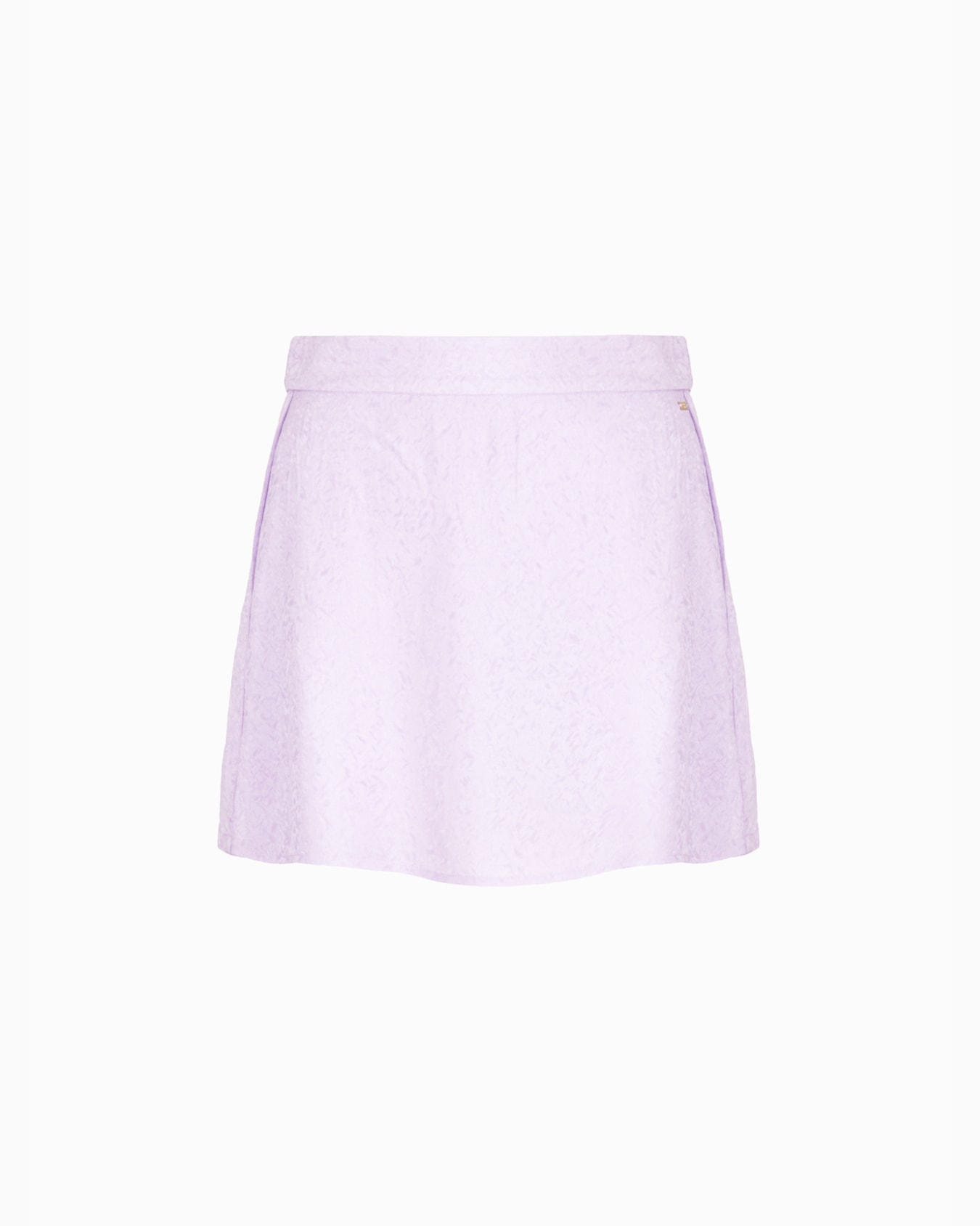 Shorts in satin jacquard fabric Slide 0