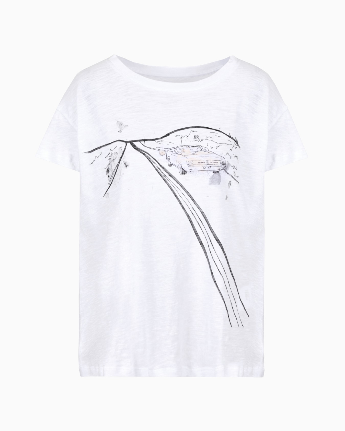 Relaxed fit T-shirt with round neck and logo Diapositiva 0