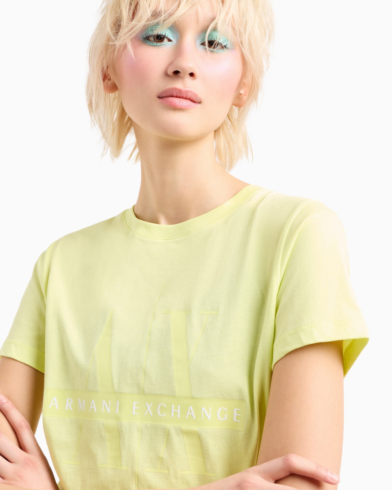 Slim fit T-shirt in stretch cotton jersey Slide 4