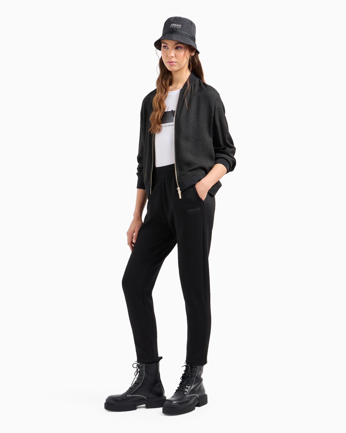 Slim fit T-shirt in stretch cotton jersey Slide 3
