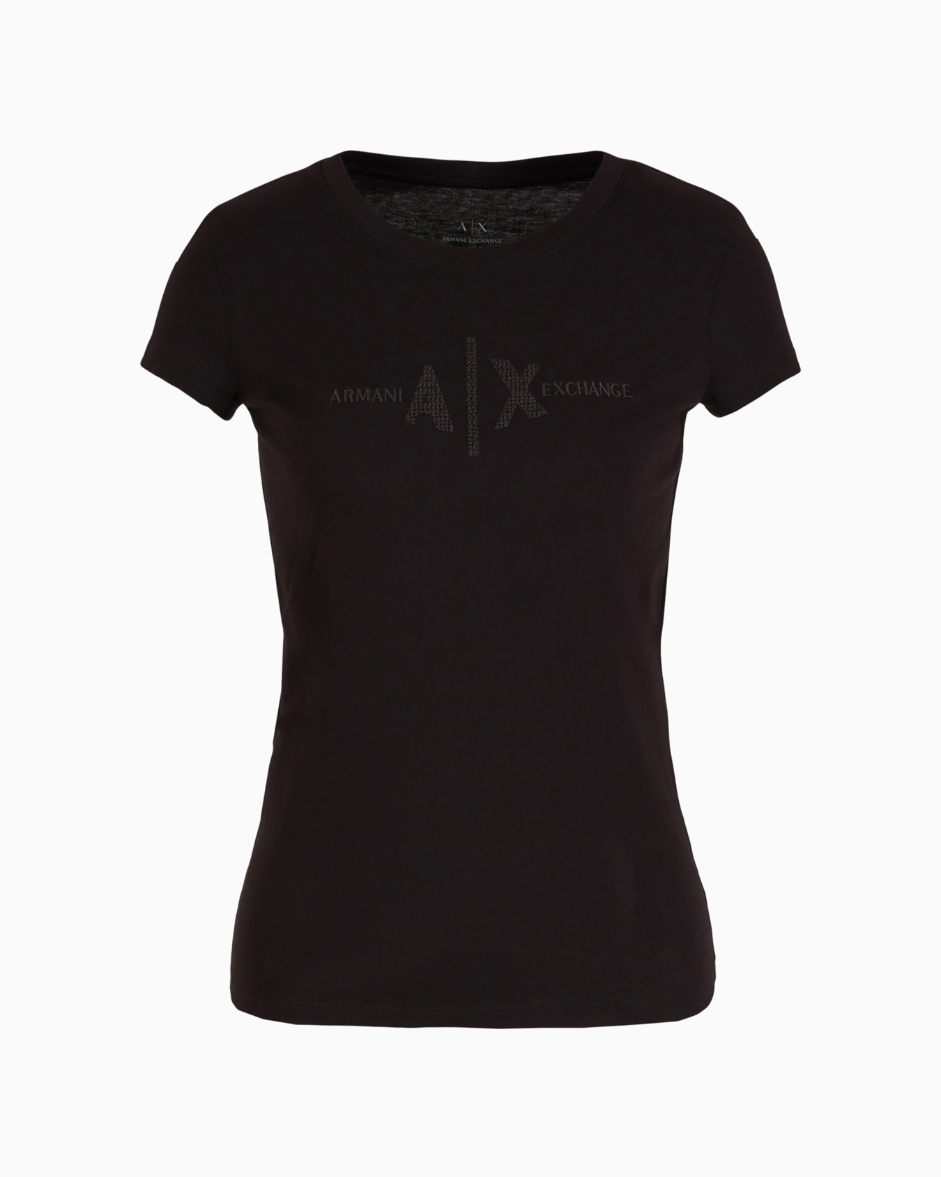 Slim fit T-shirt in stretch cotton jersey Slide 0