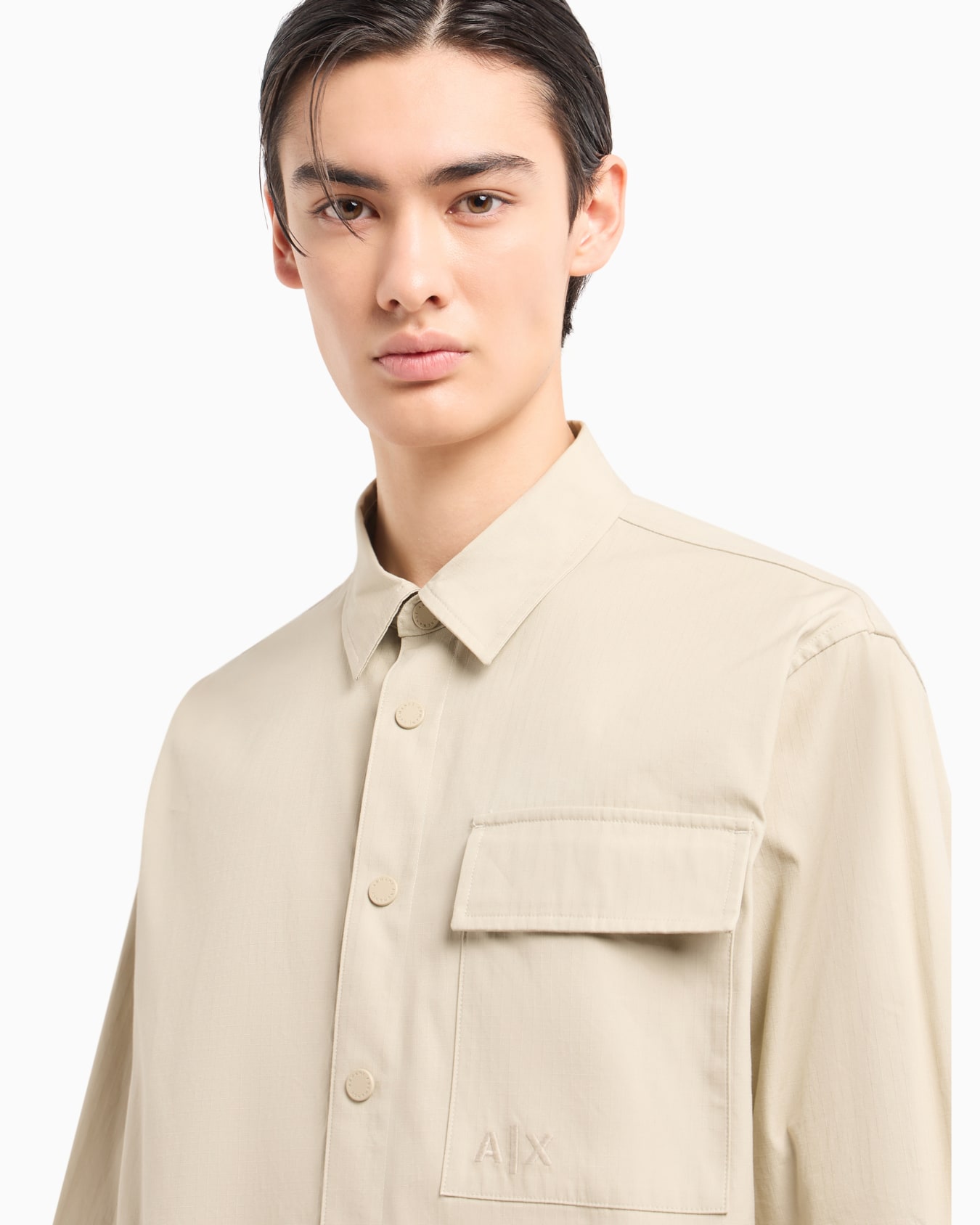 Regular fit cotton shirt Slide 4