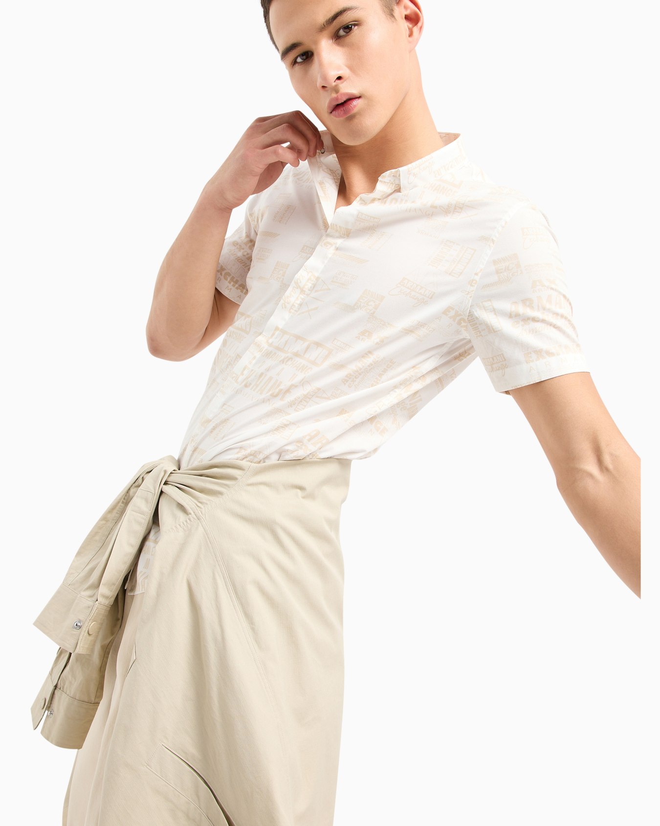Regular fit cotton shirt Slide 4