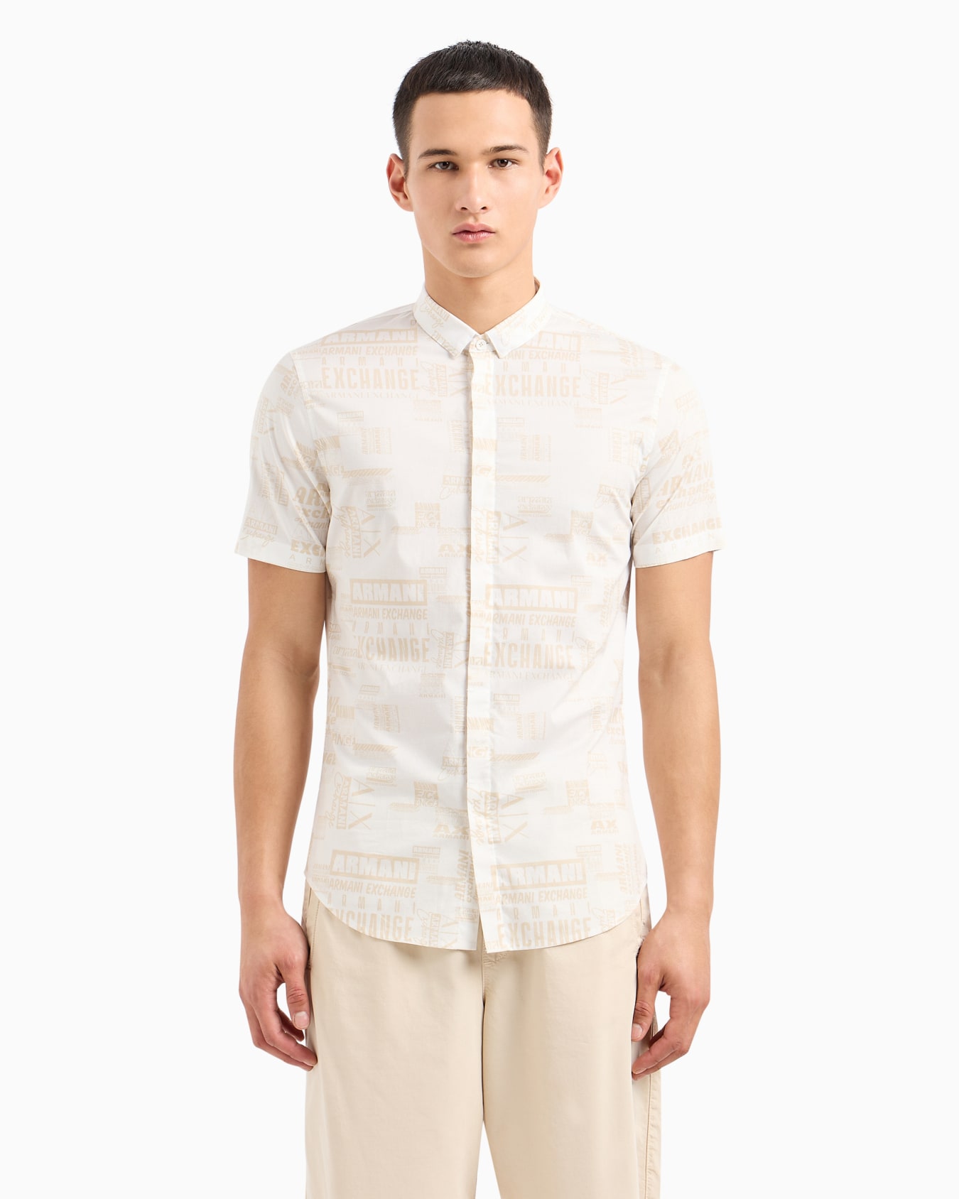 Regular fit cotton shirt Slide 1