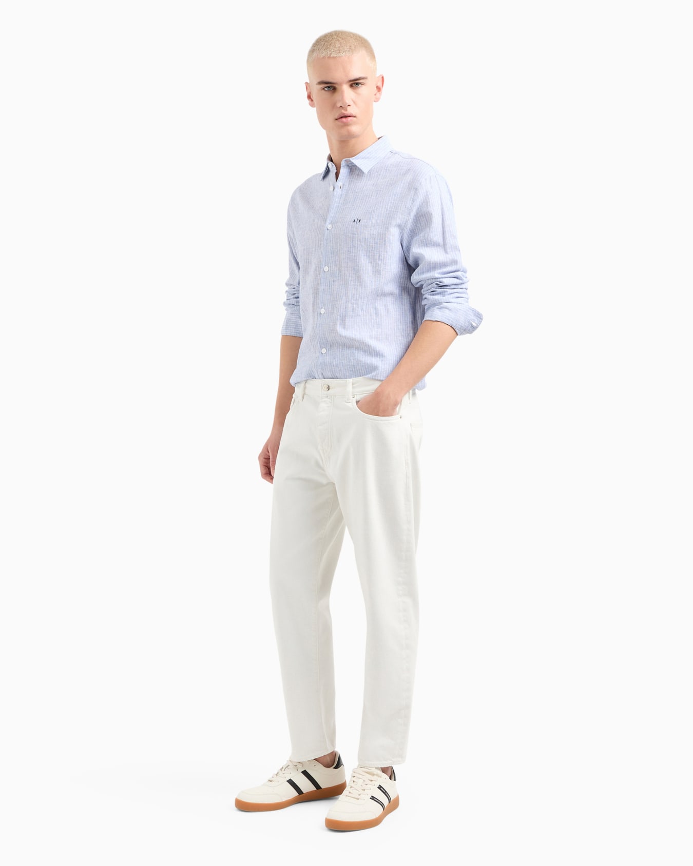 Regular fit cotton shirt Diapositiva 3