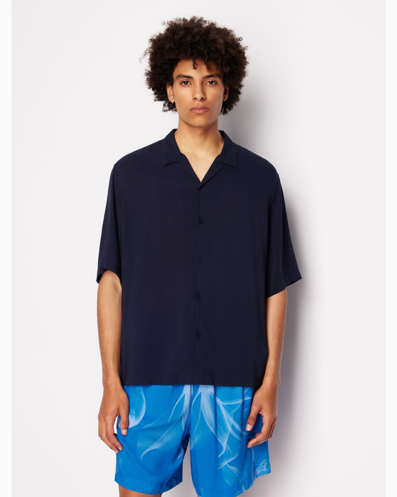Regular fit cotton shirt Diapositiva 1