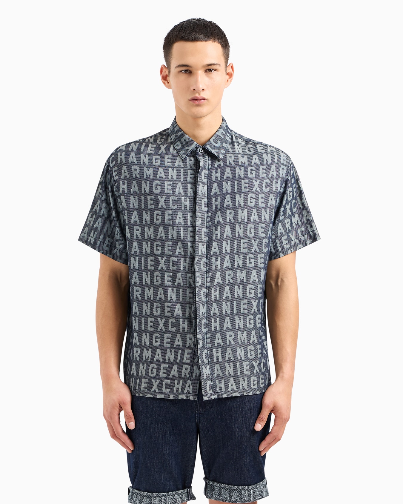 Regular fit cotton shirt Diapositiva 1