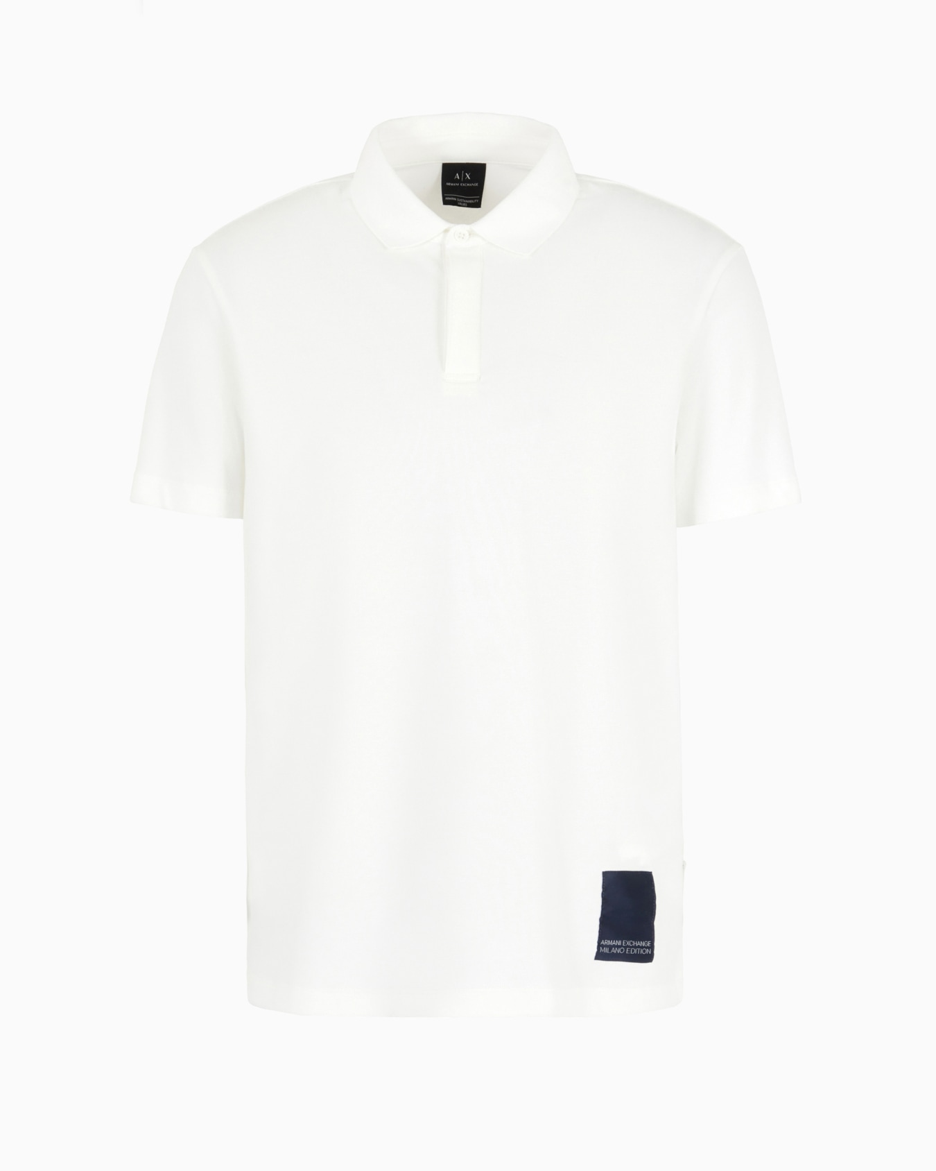 Regular fit polo shirt with contrasting ASV patch Slide 0
