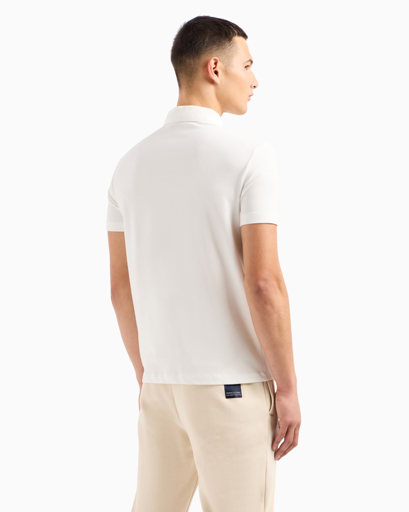 Regular fit polo shirt with contrasting ASV patch Slide 2