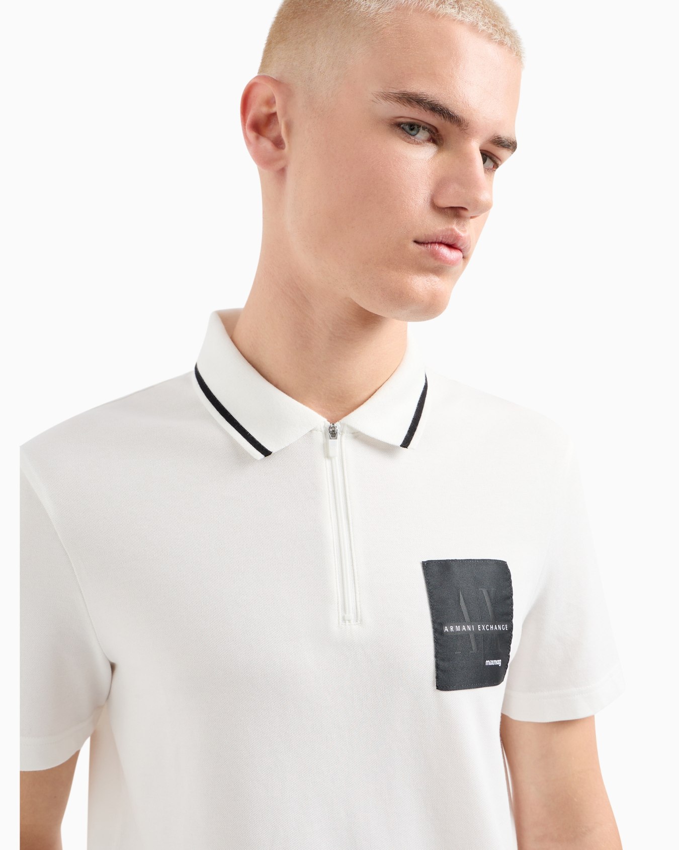 Regular fit polo shirt in ASV organic cotton Diapositiva 4