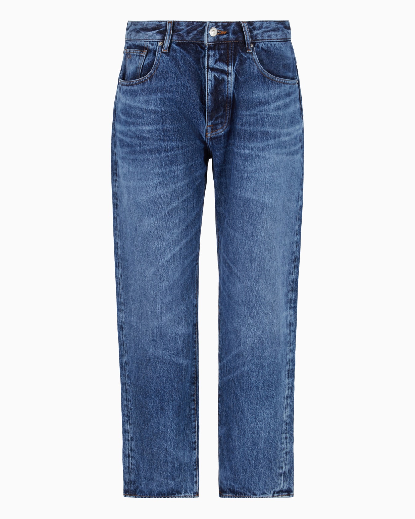J82 loose tapered fit jeans in non-stretch washed denim Diapositiva 0