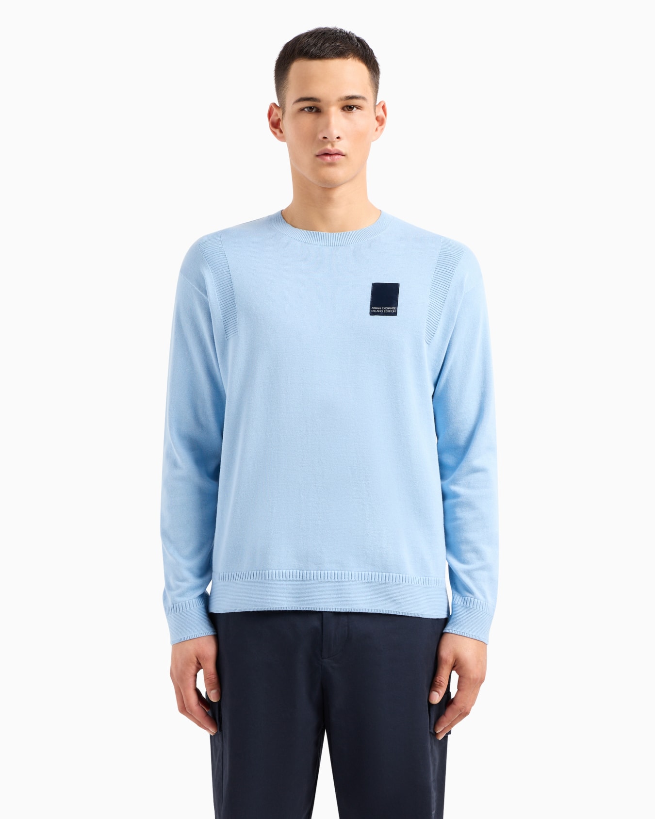  Boucle crew neck sweater Diapositiva 1