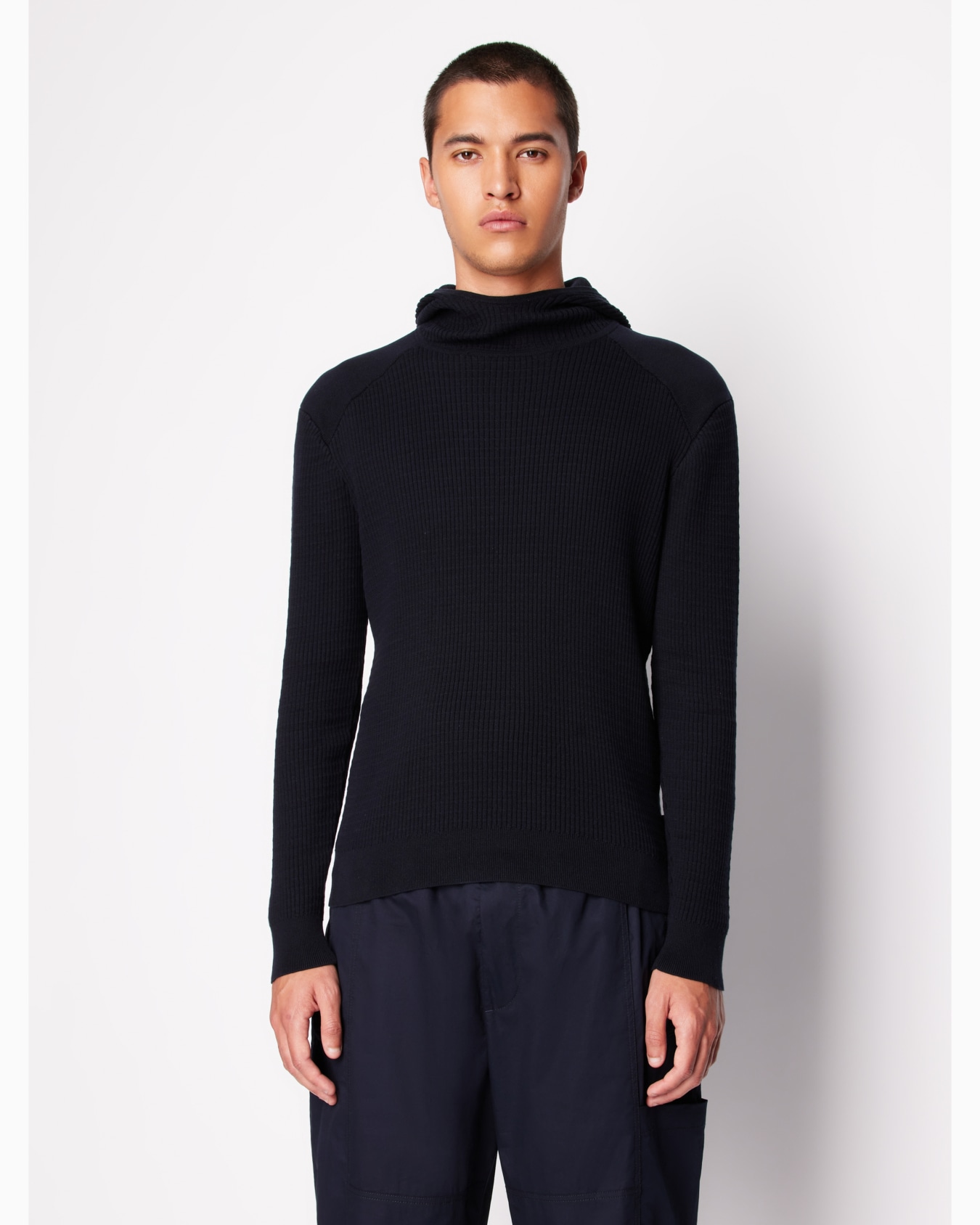  Boucle crew neck sweater Slide 1