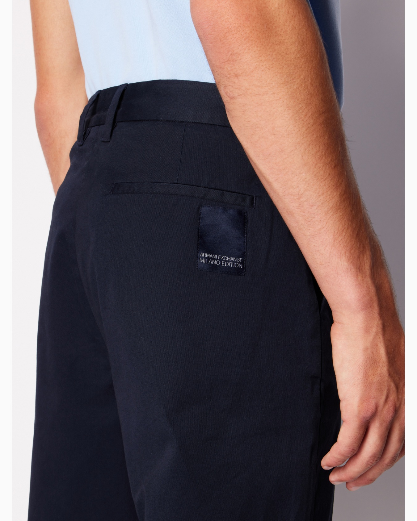 Regular fit gabardine trousers Slide 5