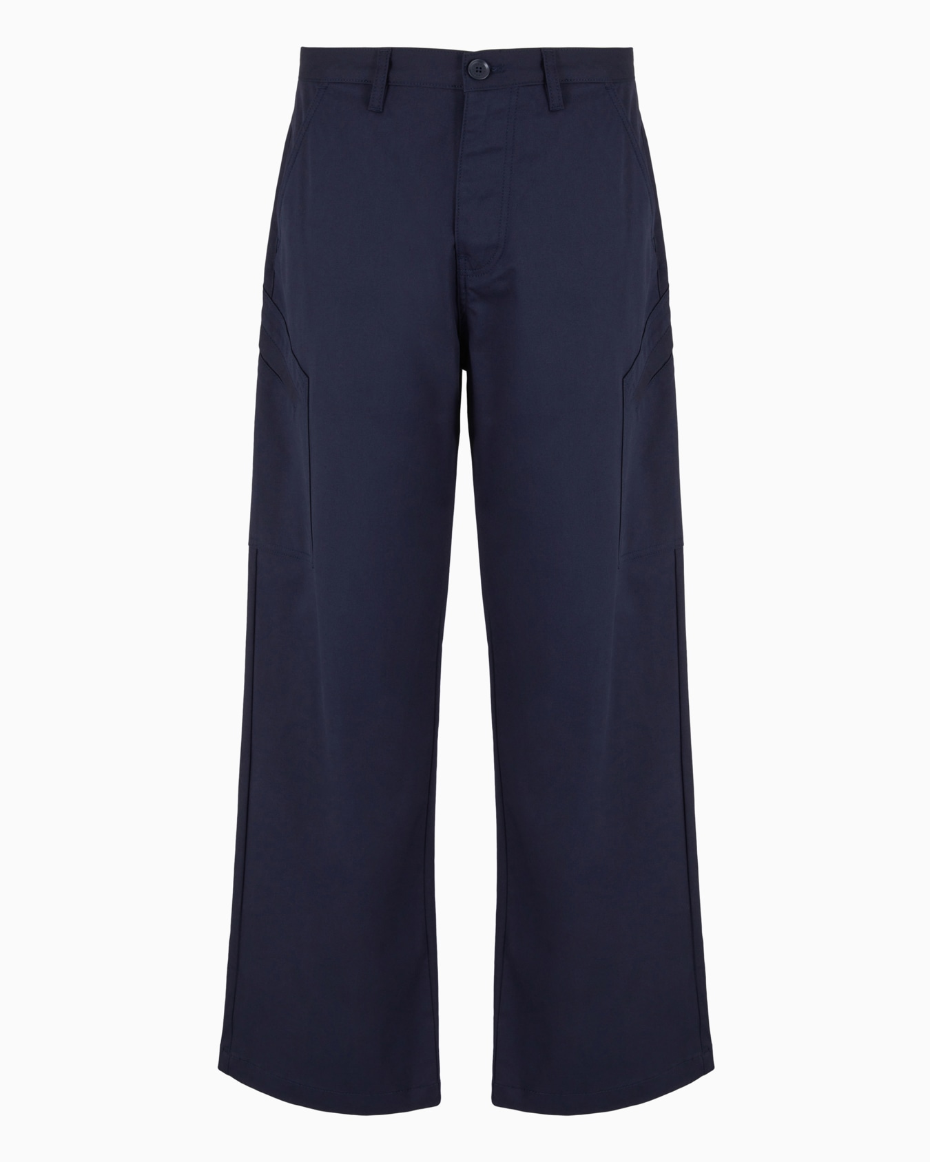 Regular fit gabardine trousers Diapositiva 0