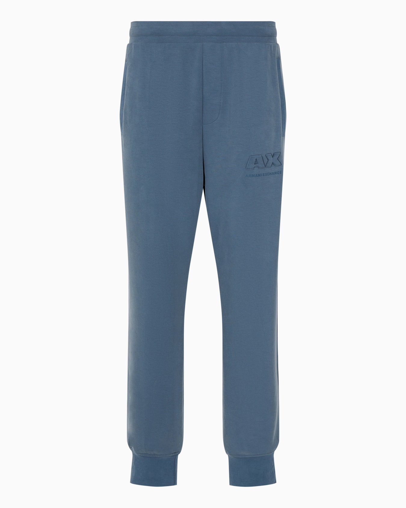 Soft yarn jogger pants with logo Slide 0