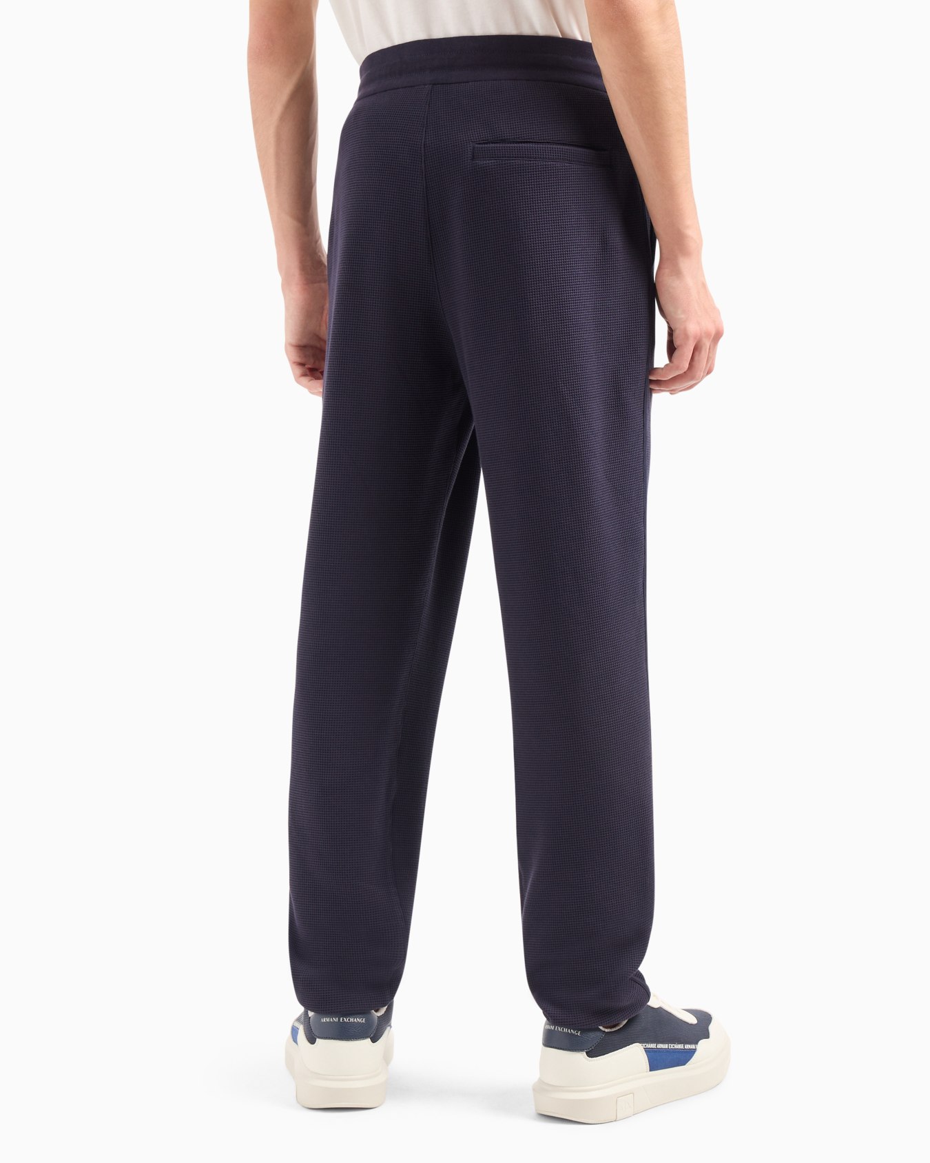 Soft yarn jogger pants with logo Slide 2