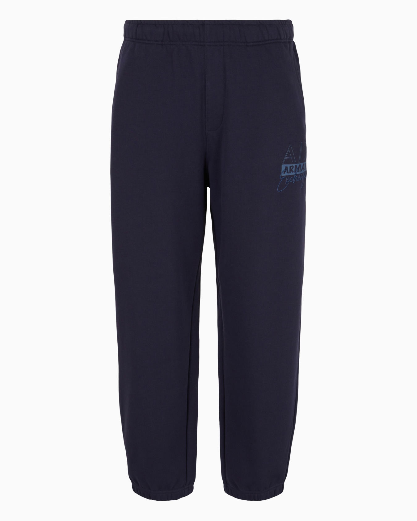 Soft yarn jogger pants with logo Slide 0