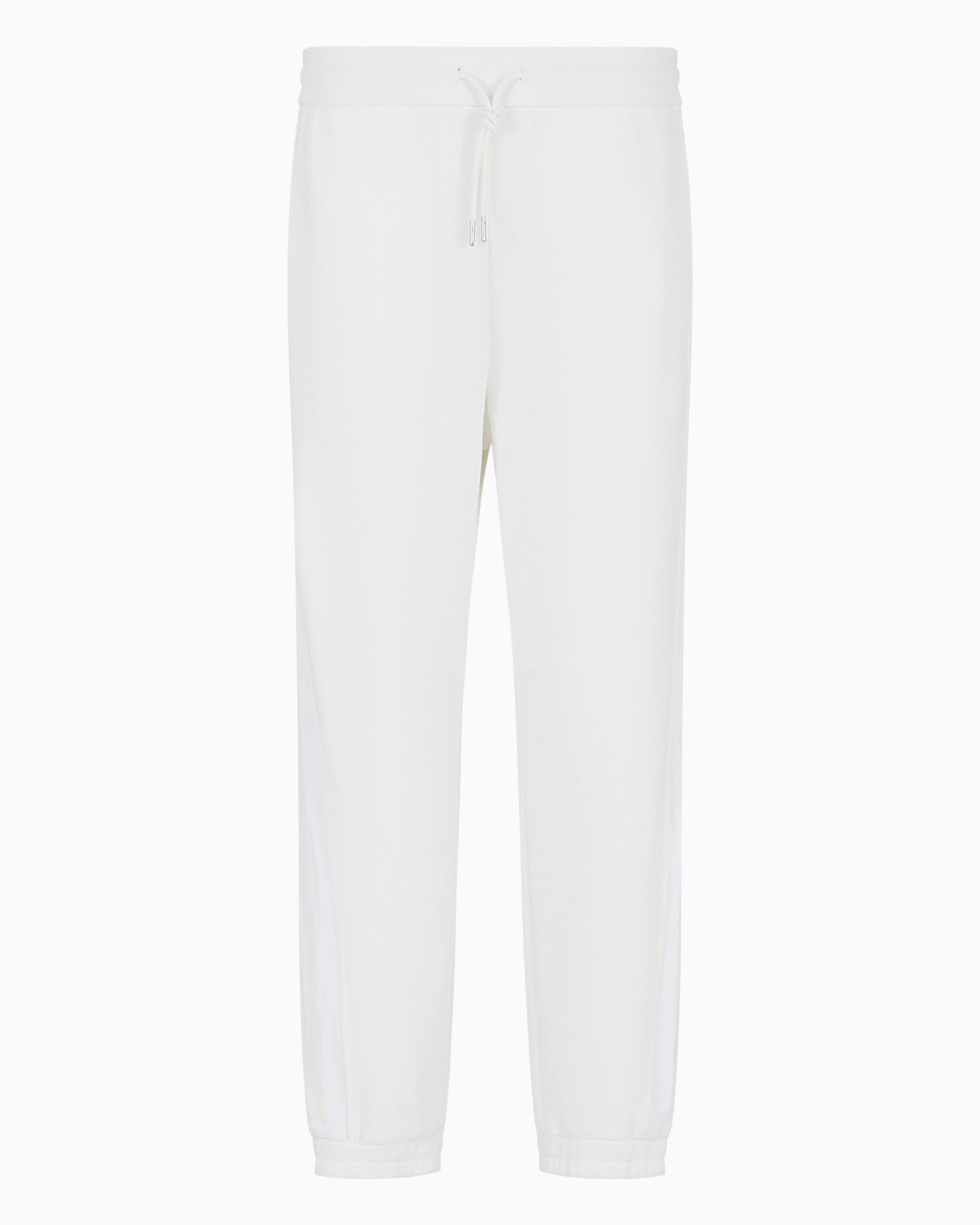 Soft yarn jogger pants with logo Slide 0
