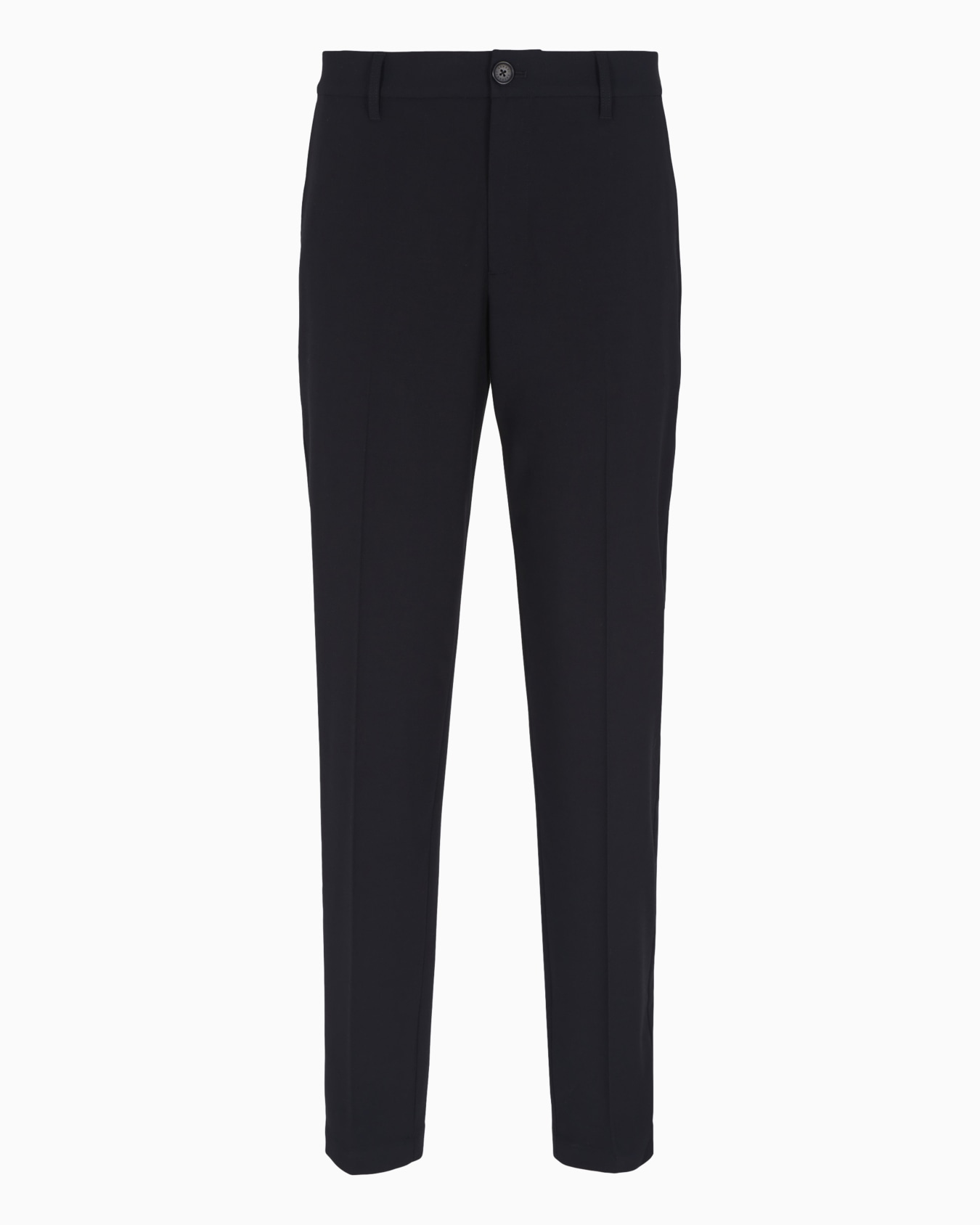 Regular fit gabardine trousers Slide 0