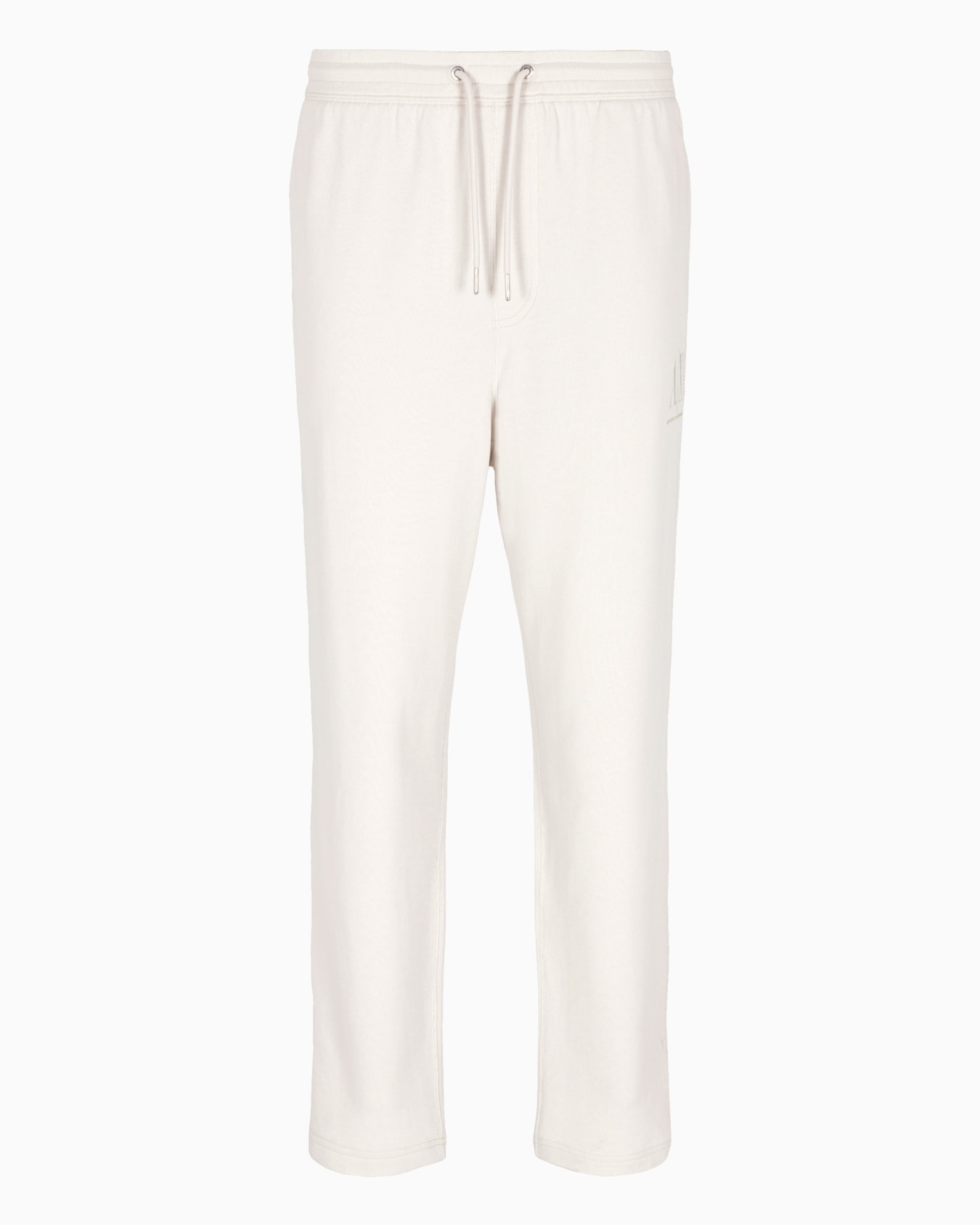 Soft yarn jogger pants with logo Slide 0