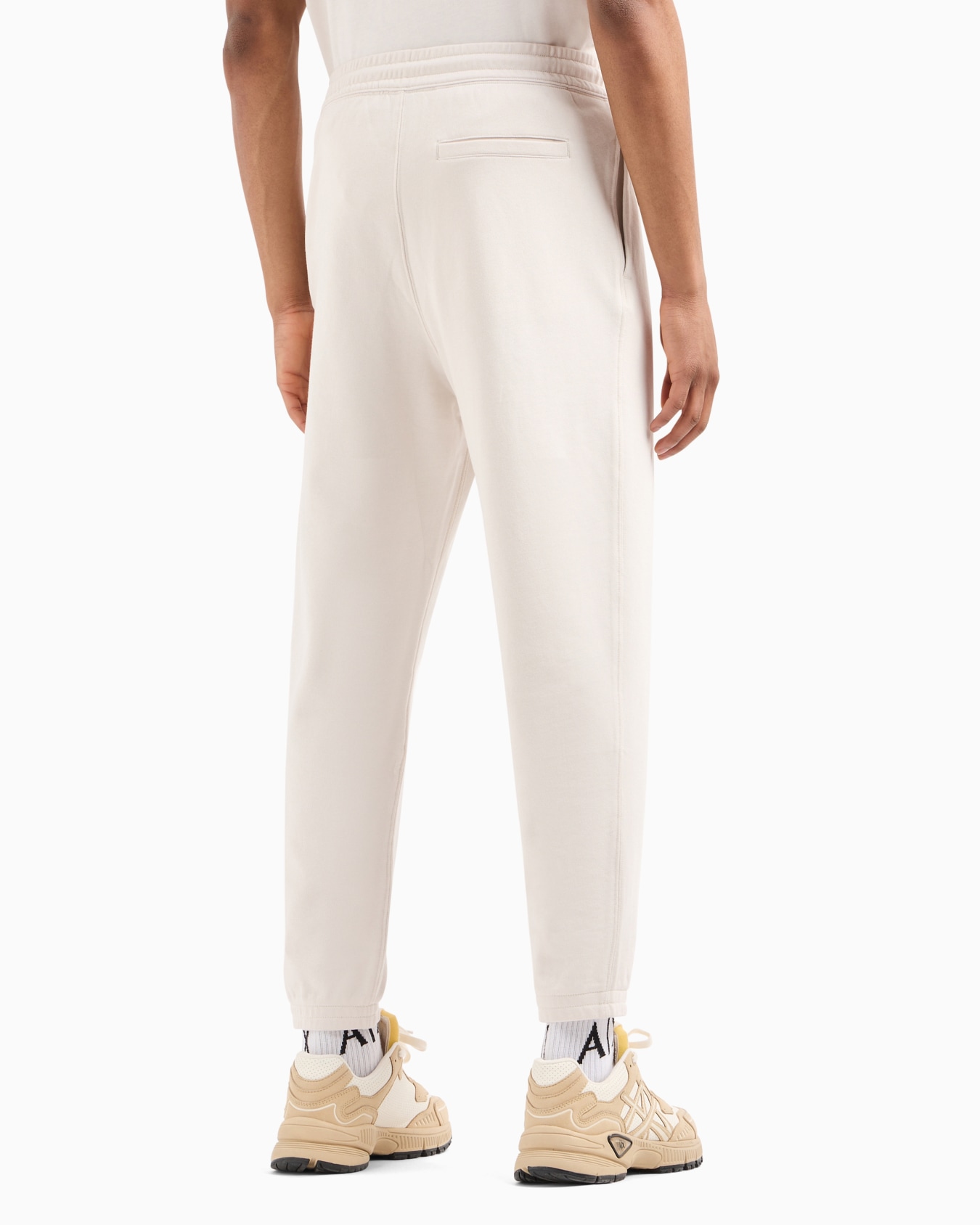 Soft yarn jogger pants with logo Slide 2