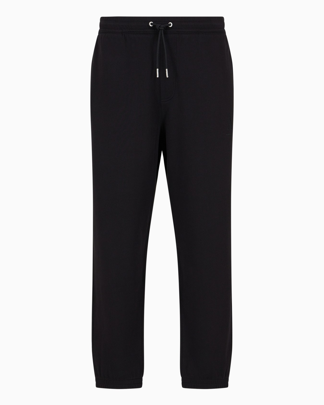 Soft yarn jogger pants with logo Diapositiva 0