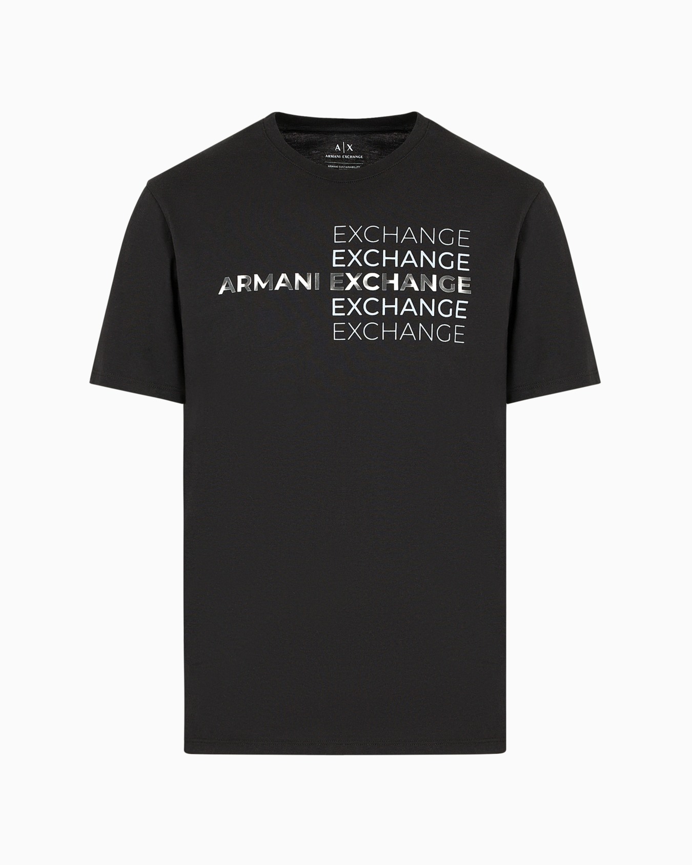 AXロゴ 半袖クルーネックTシャツ | Armani Exchange
