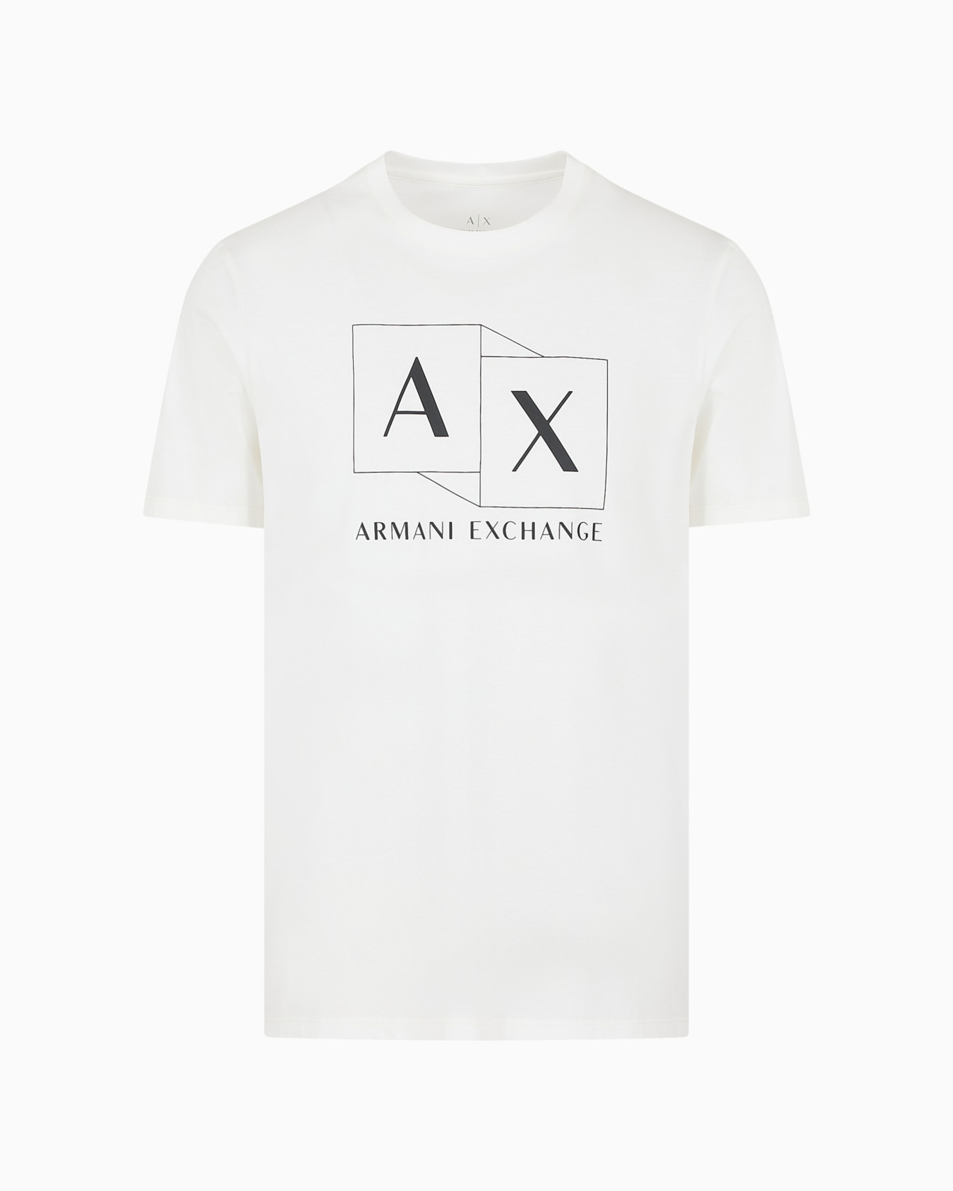 Slim fit T-shirt in stretch cotton jersey Diapositiva 0