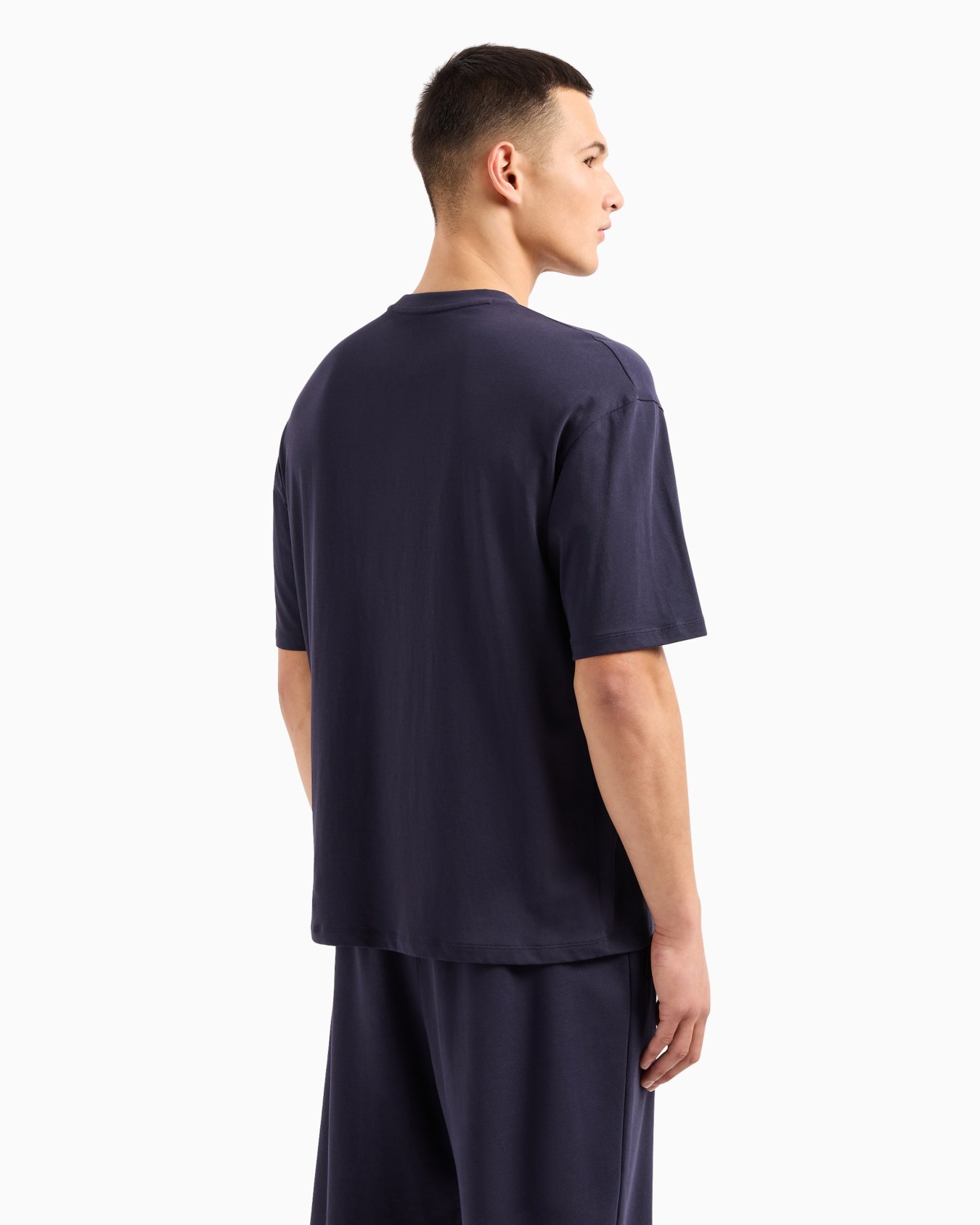 Relaxed fit T-shirt with round neck and logo Diapositiva 2