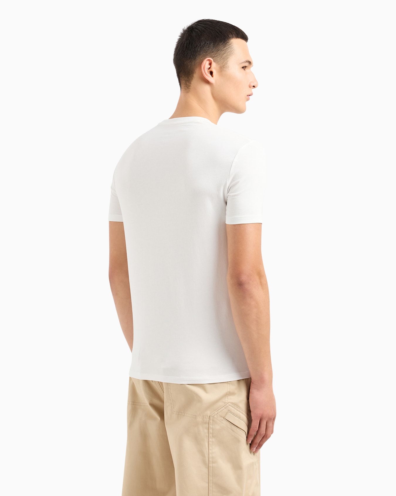 AXロゴ 半袖VネックTシャツ スライドする 2