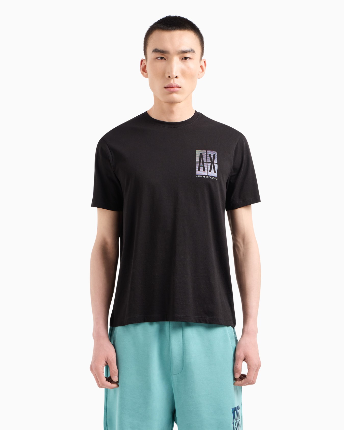 AXロゴ 半袖クルーネックTシャツ | Armani Exchange