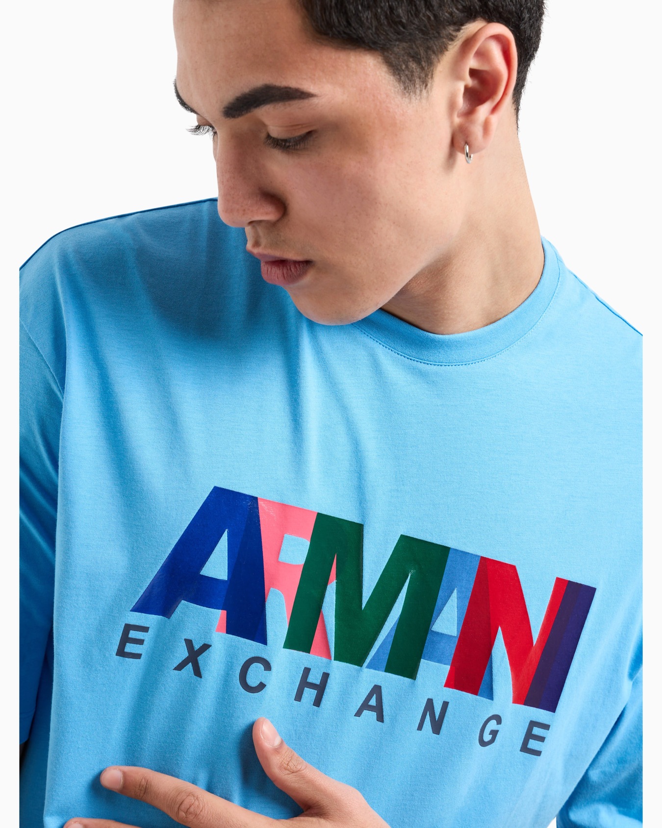 Relaxed fit T-shirt with round neck and logo Diapositiva 4