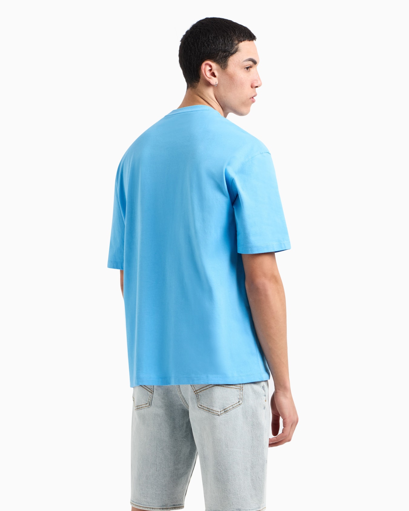 Relaxed fit T-shirt with round neck and logo Diapositiva 2